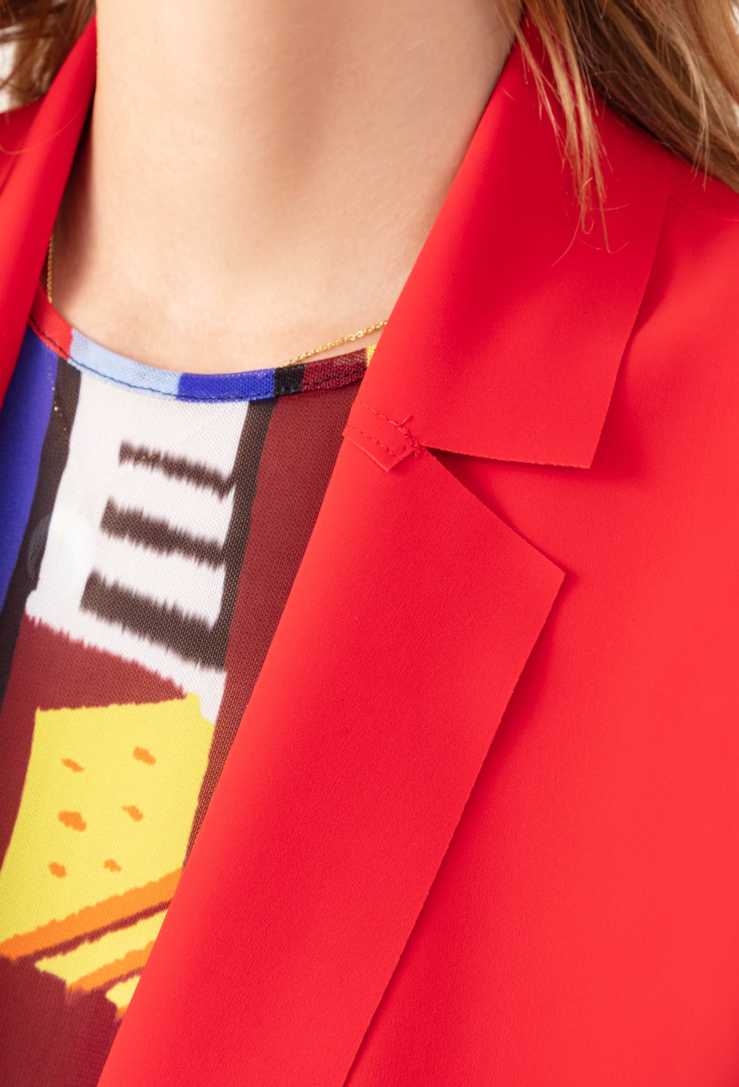 Raphael red technical jersey vest