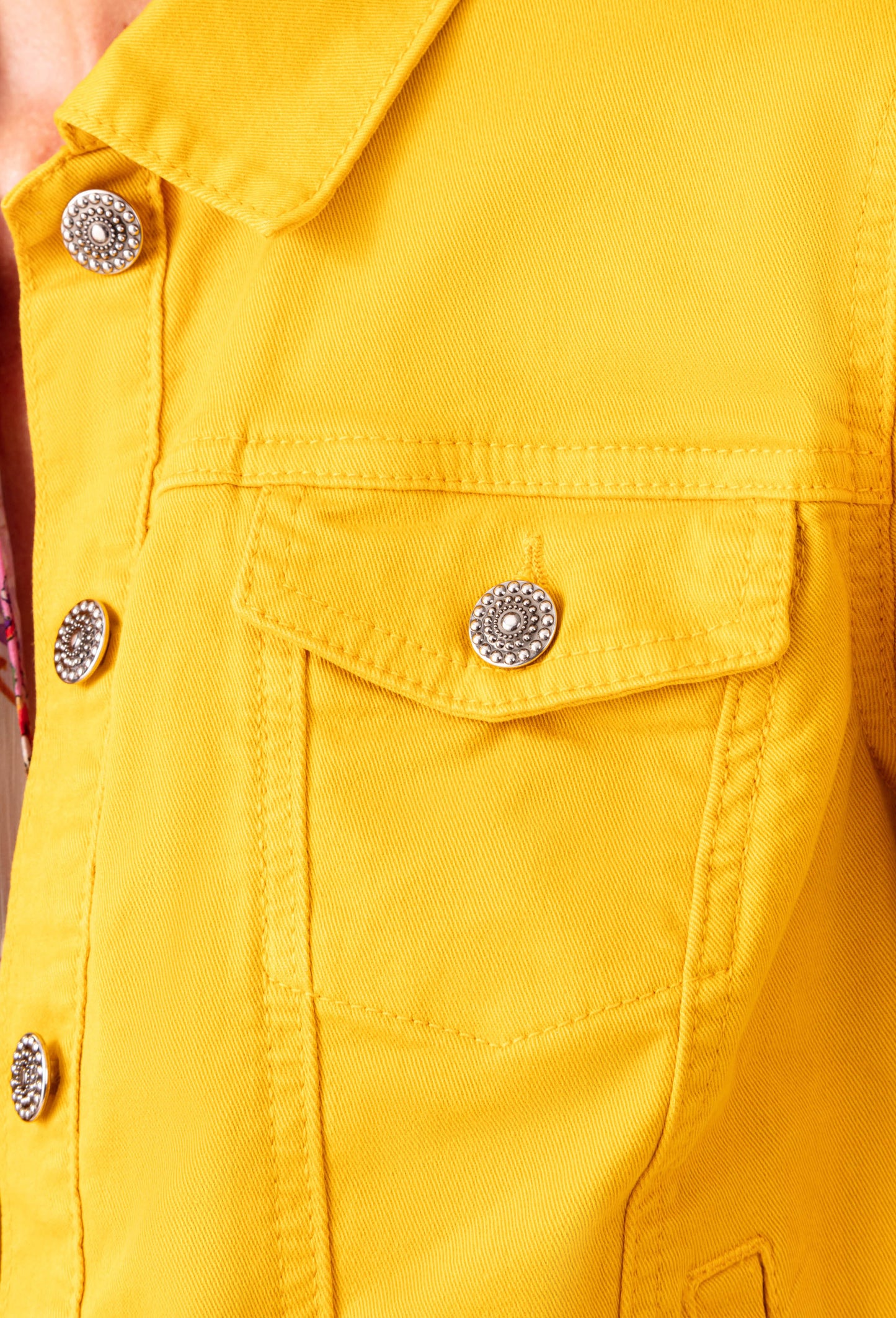 Pablo yellow cotton jacket