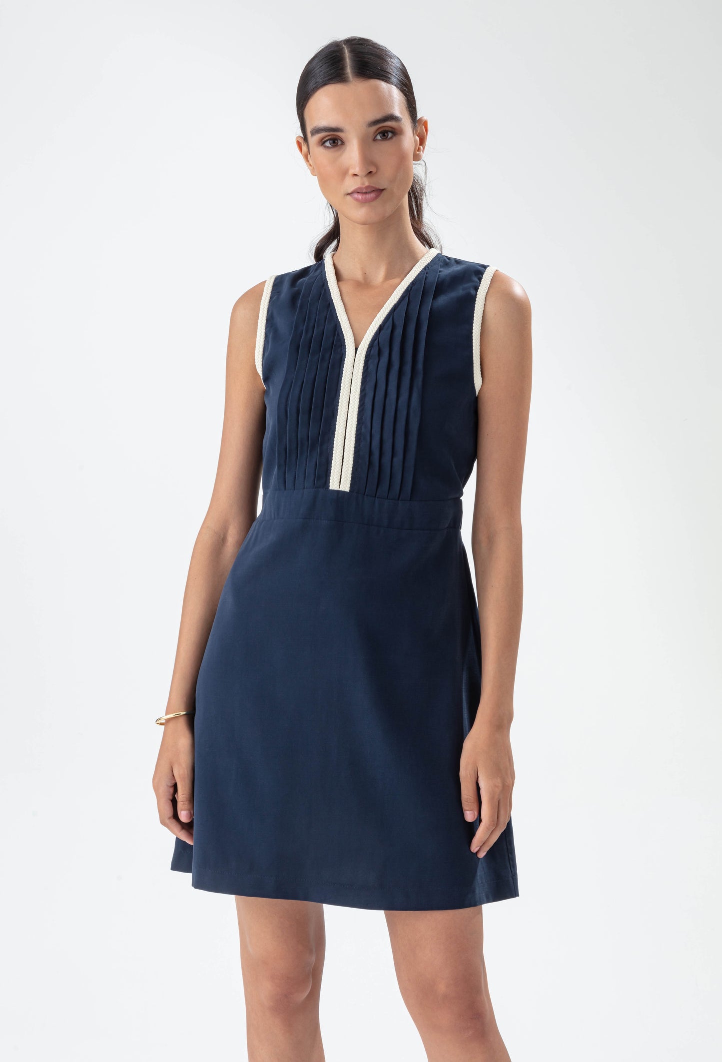Robe courte Olivier marine 4