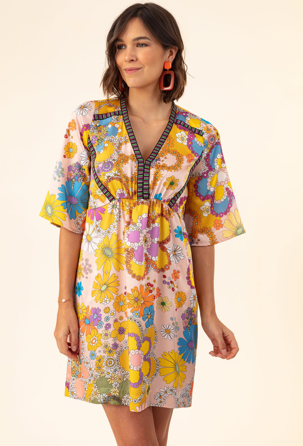 Robe Iris imprimé fleuri 1