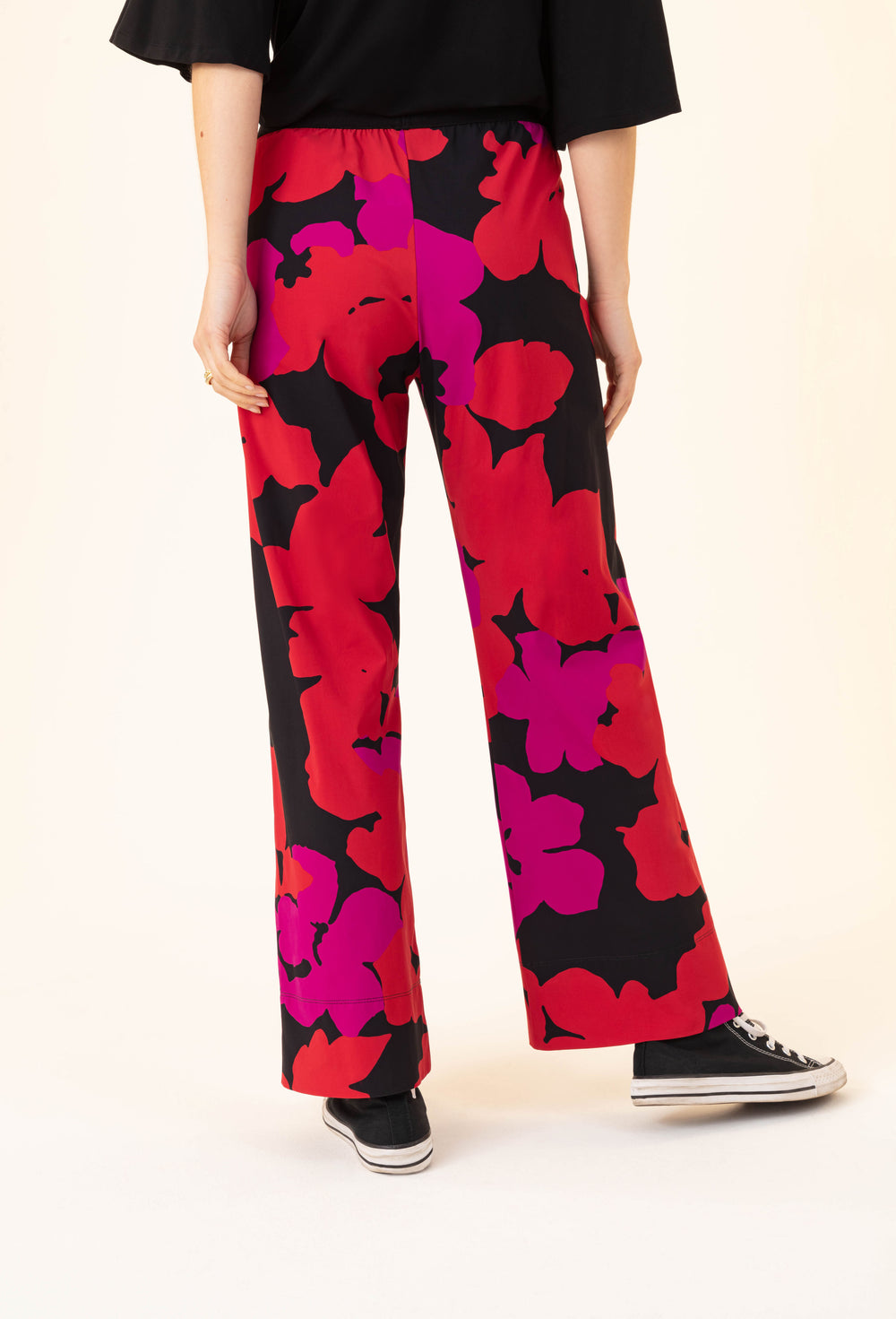 Pantalon Monalisa imprimé en jersey technique 4