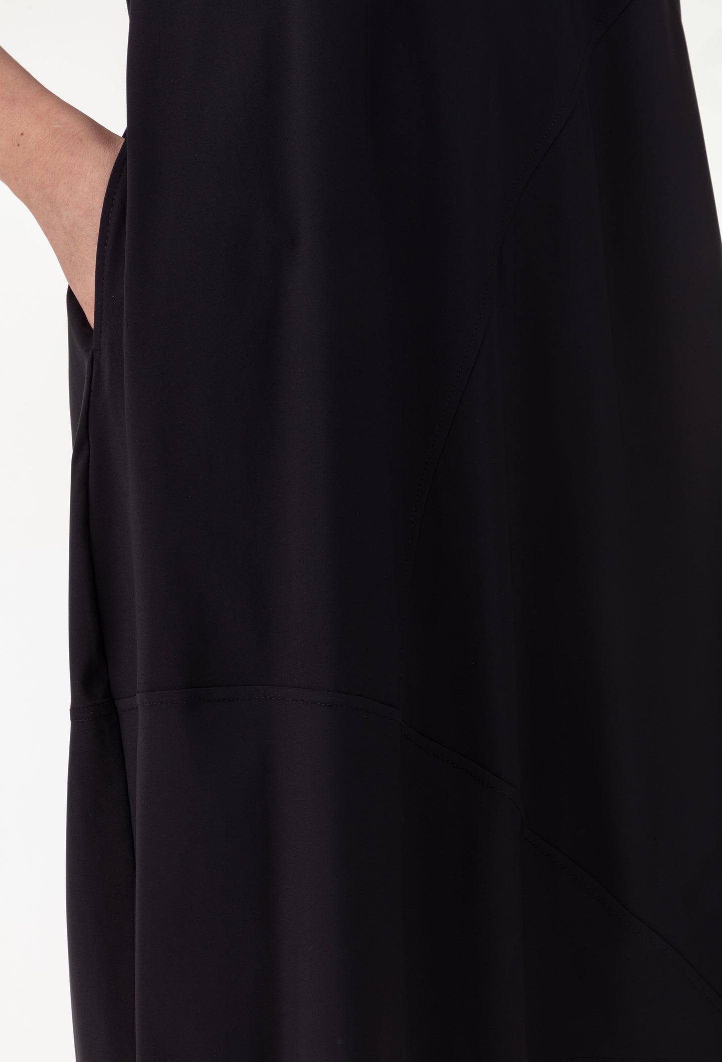 Robe Météor noire en jersey technique 2