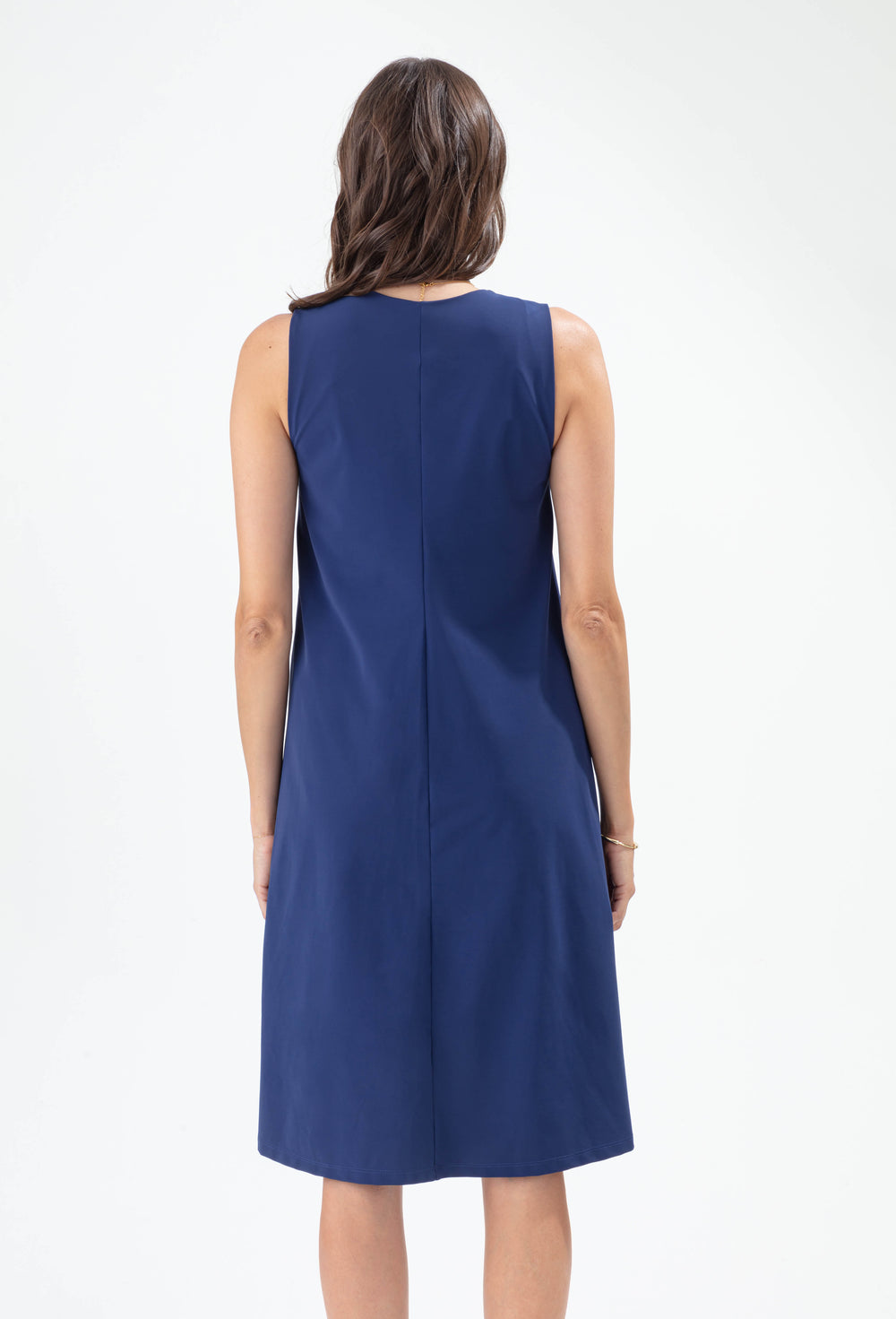 Robe Sirene en jersey technique saphir 3