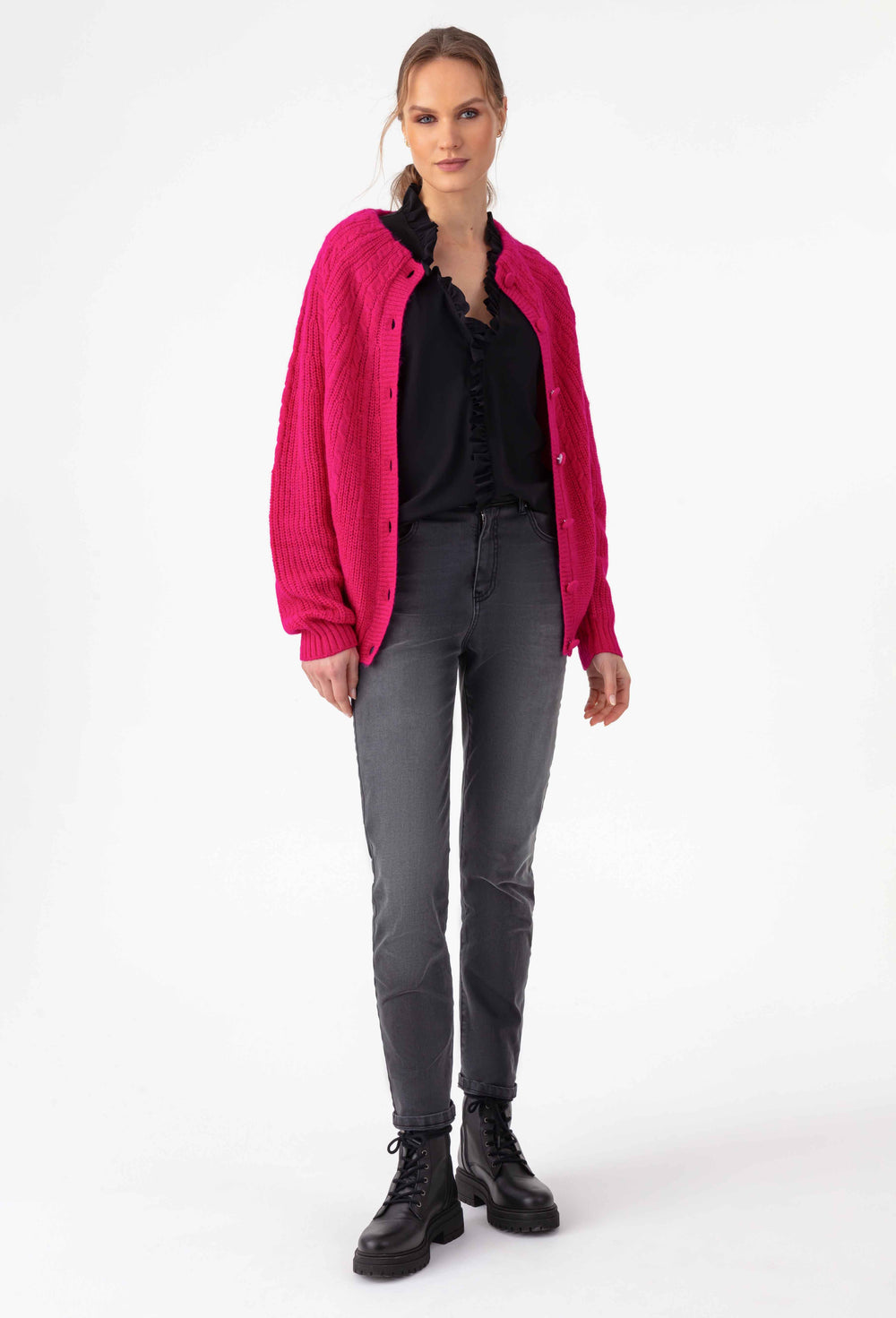 Gilet Elise rose en alpaga 5
