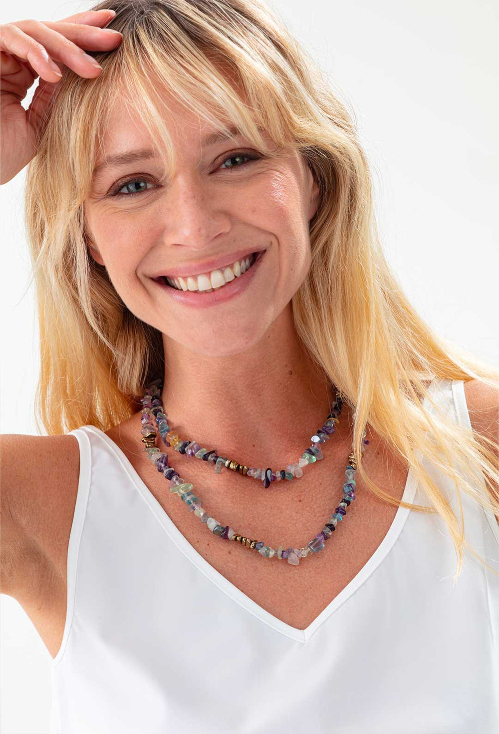 Collier Isis violet 1