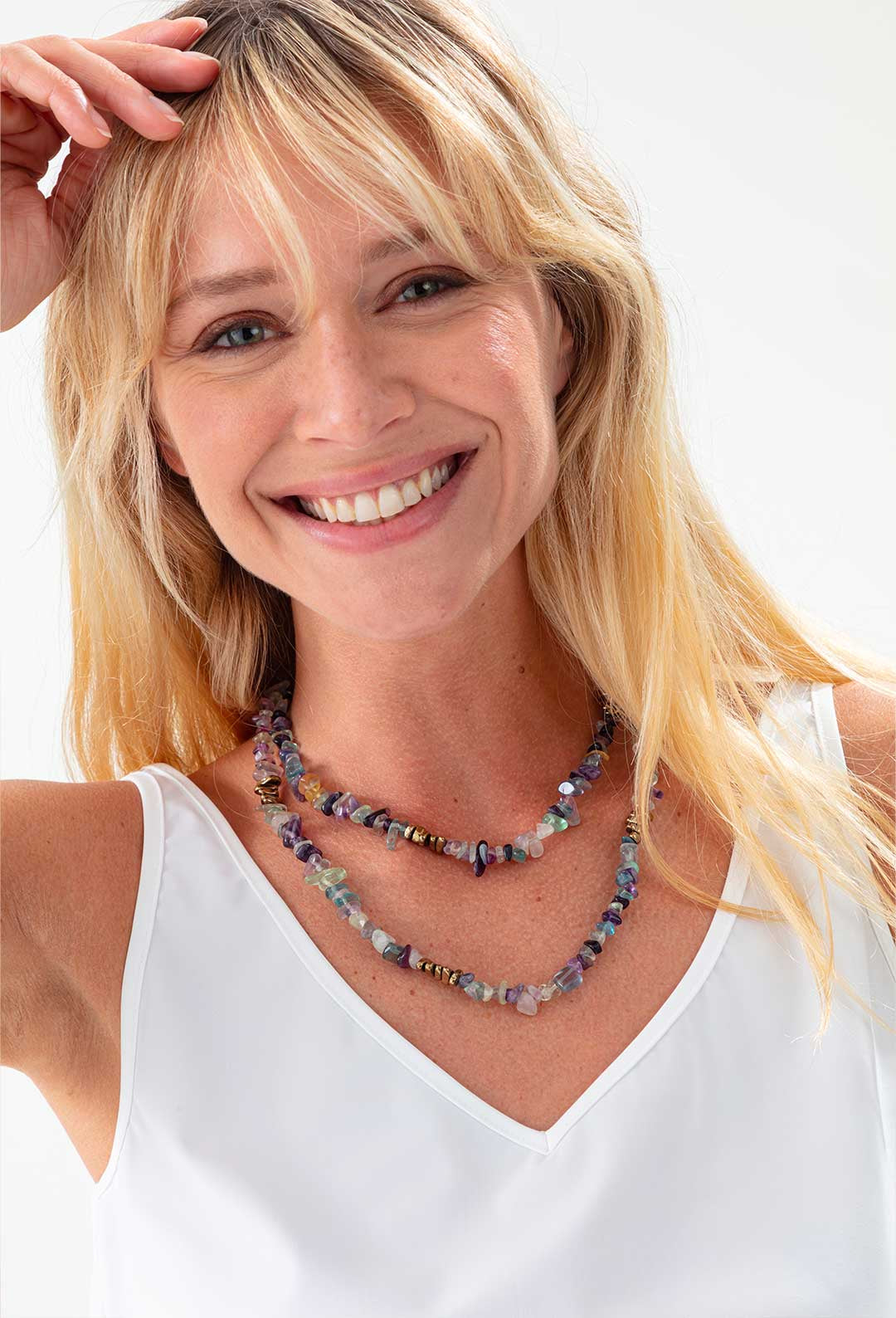 Collier Isis violet 1