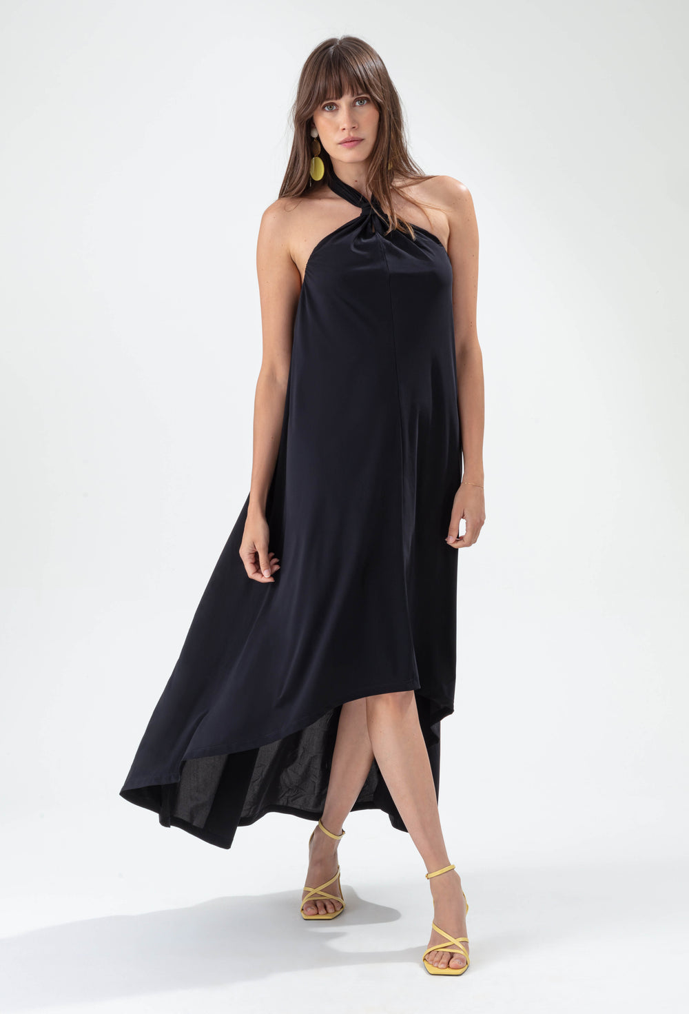 Robe Kiwi noire en jersey technique 1