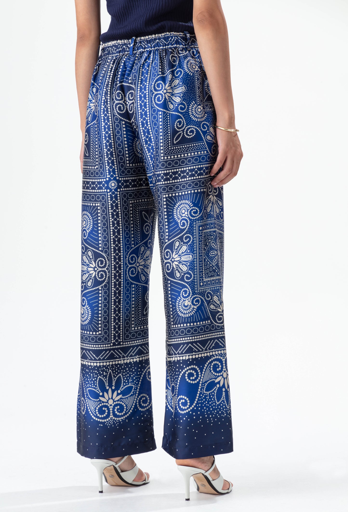 Pantalon fluide Gaultier imprimé 4