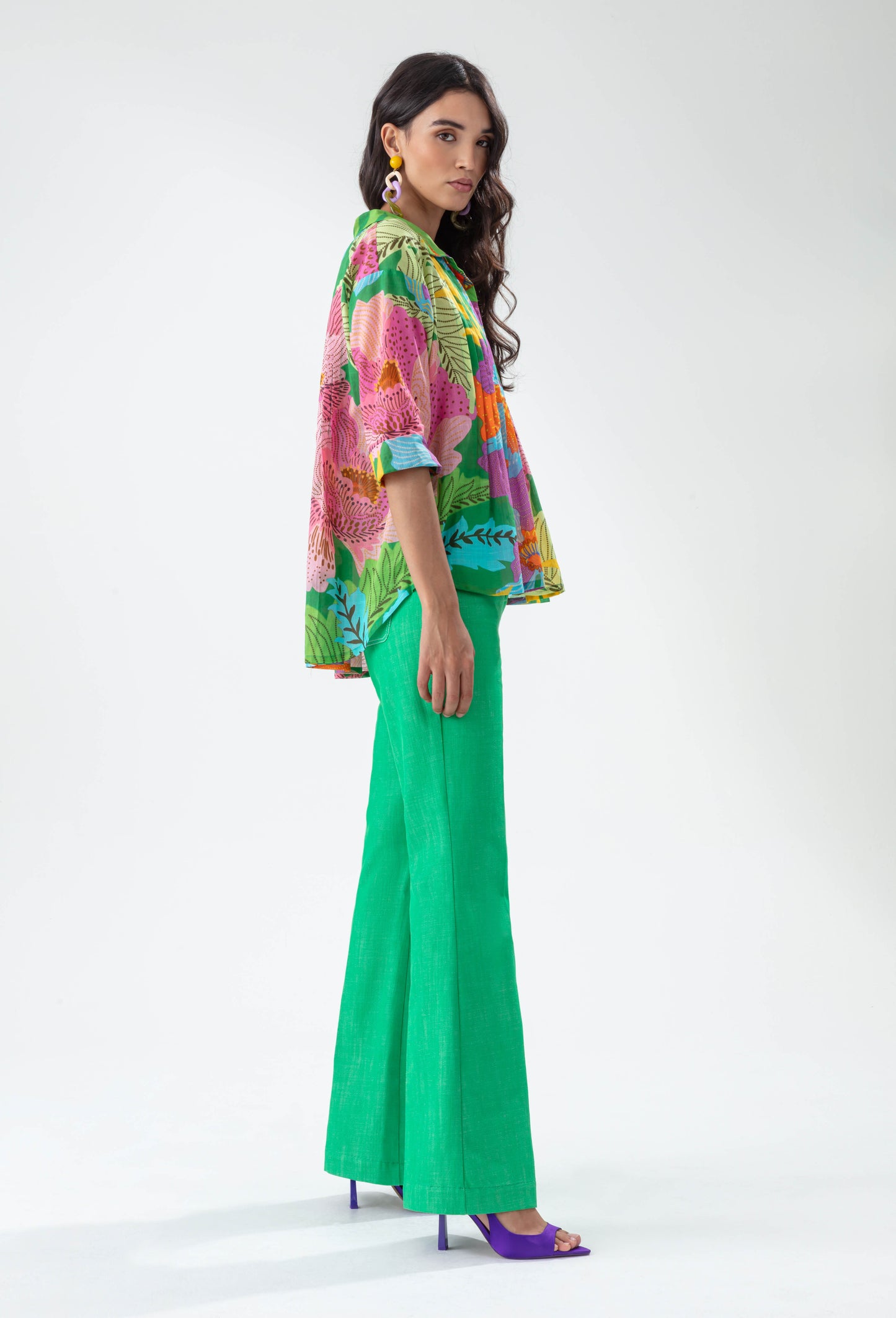 Pantalon Flash en denim mint 5