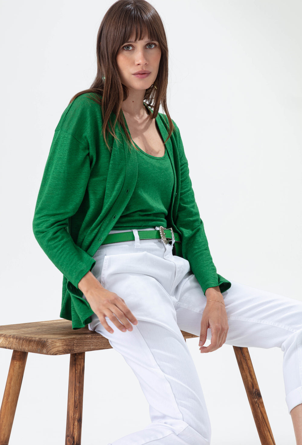 Gilet Divinité vert 4