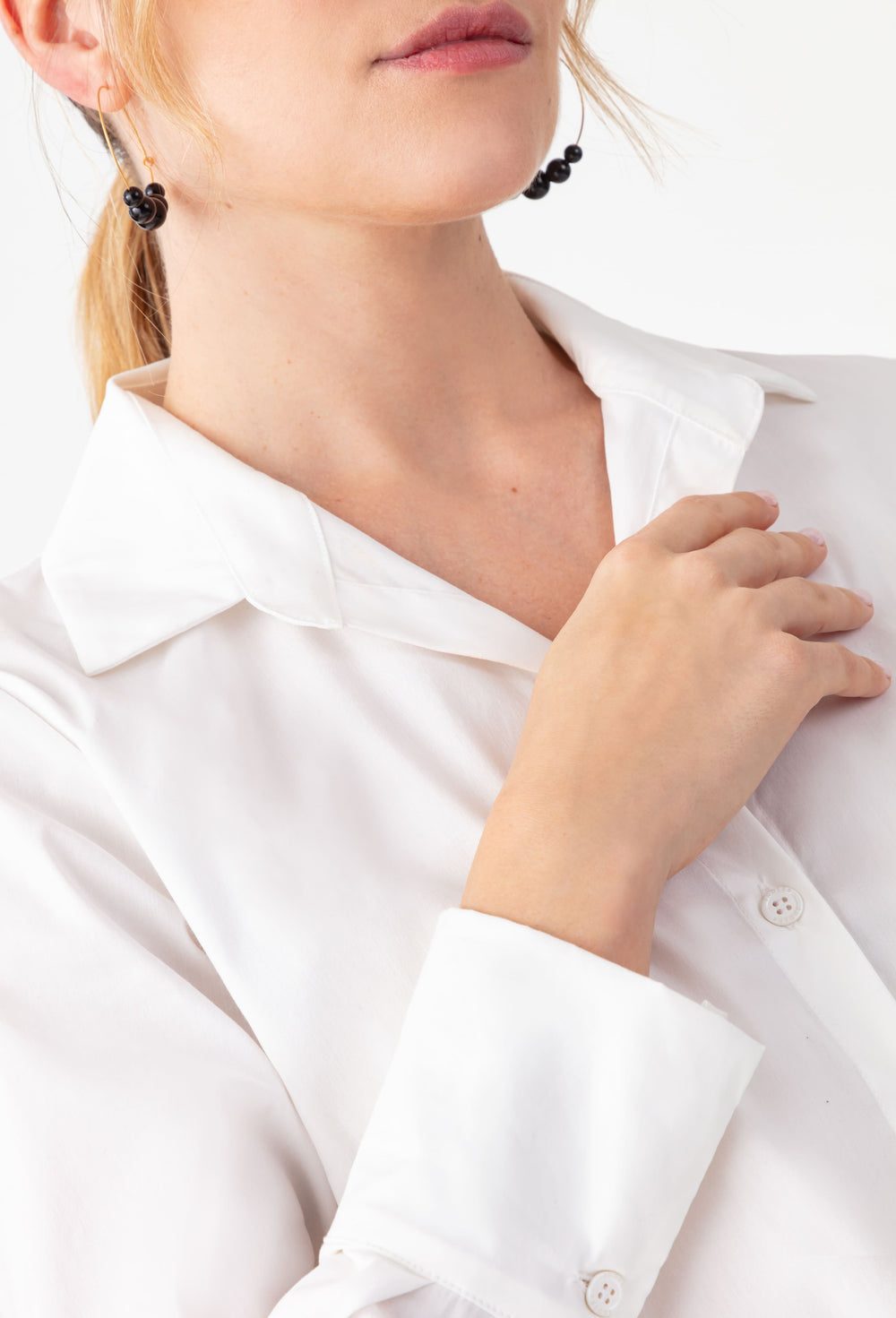 Chemise Louise blanche en coton 2