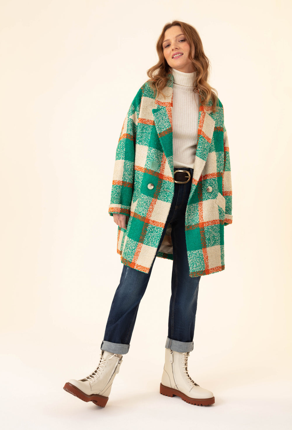 Manteau à carreaux Lucia 2