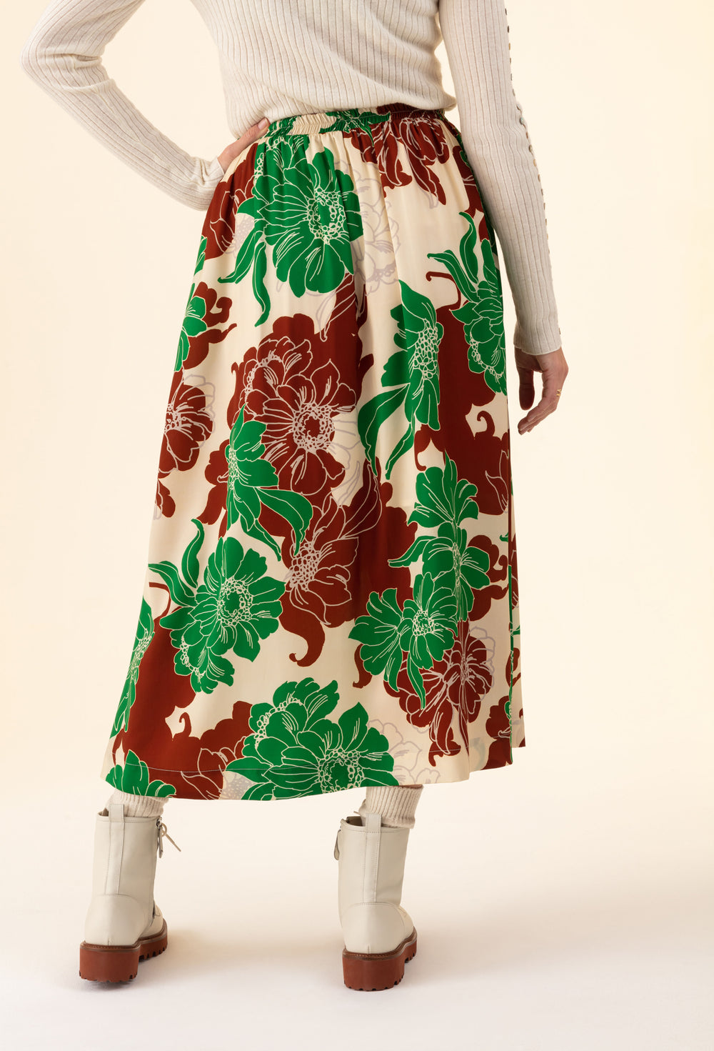 Jupe Leonard  imprimé fleuri 4