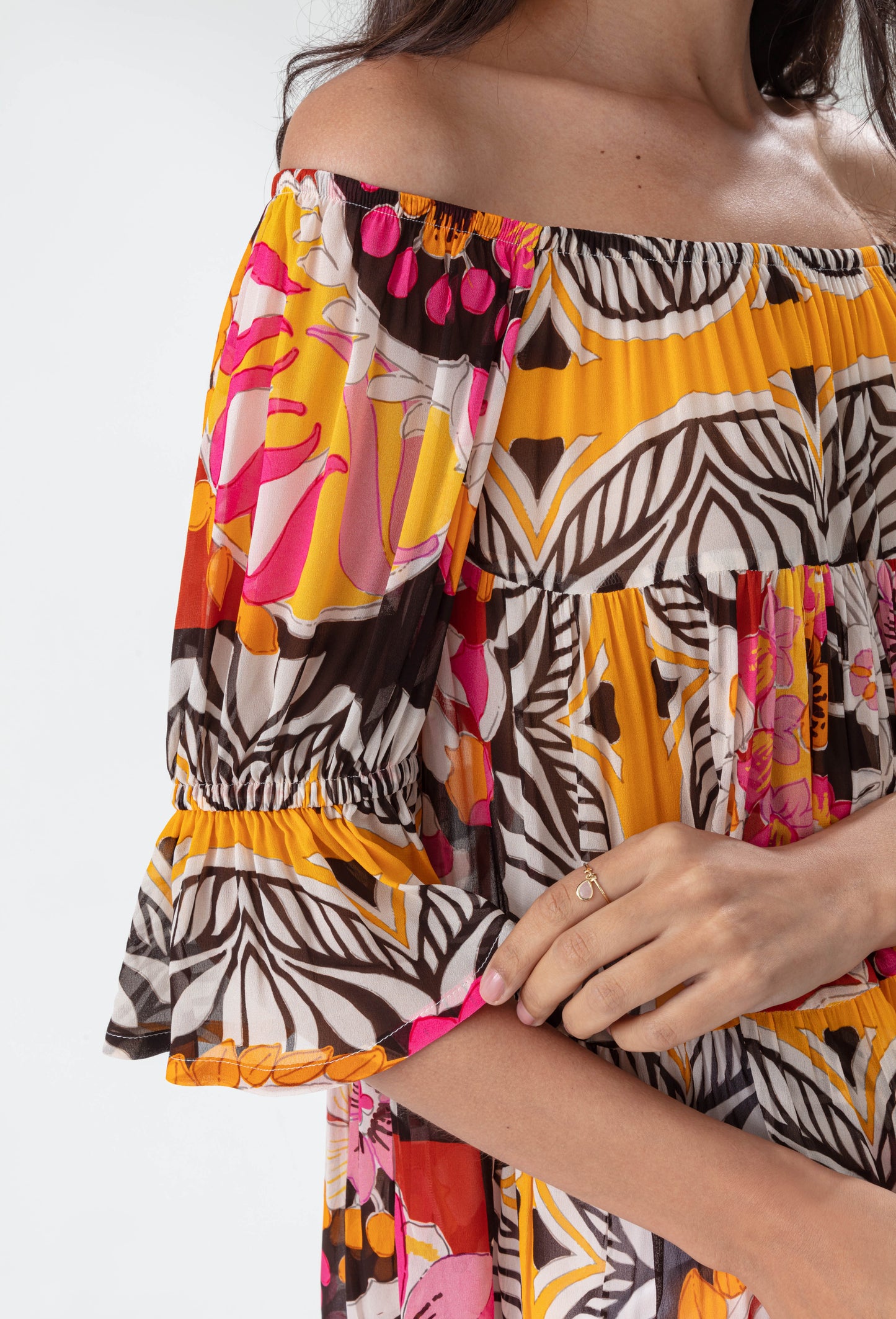 Blouse Tibet imprimé mehndi 2