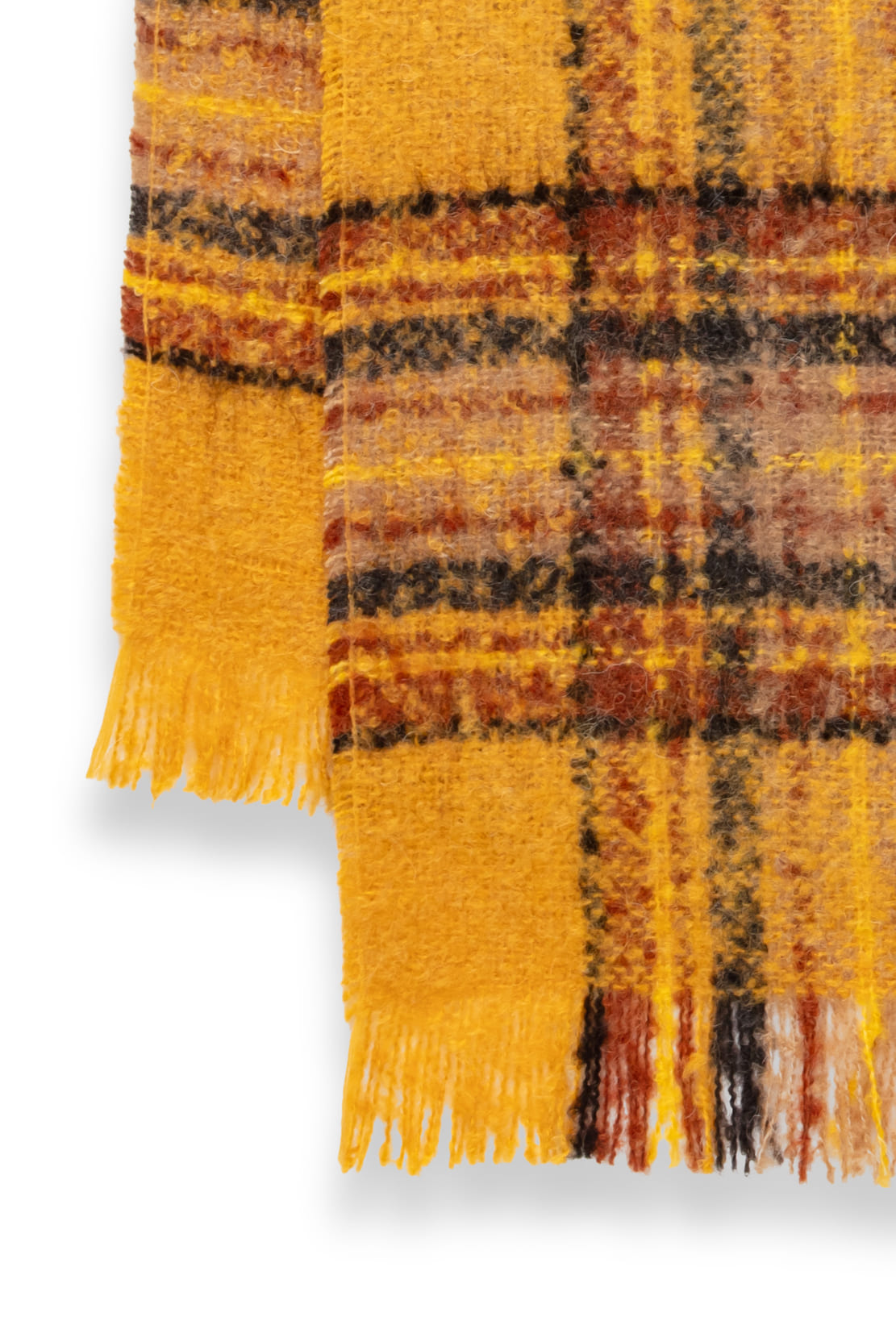 Echarpe Gretel jaune à carreaux 2