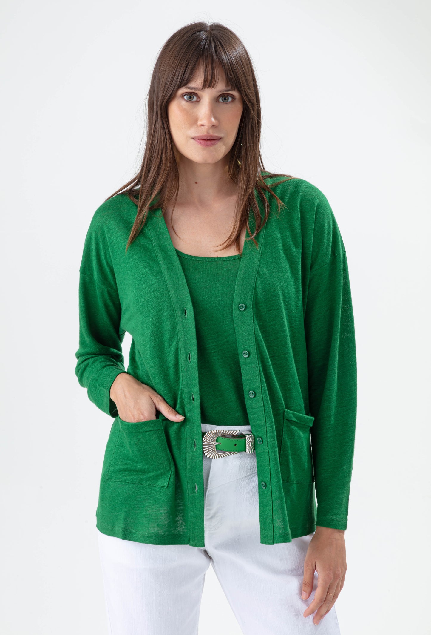Gilet Divinité vert 1