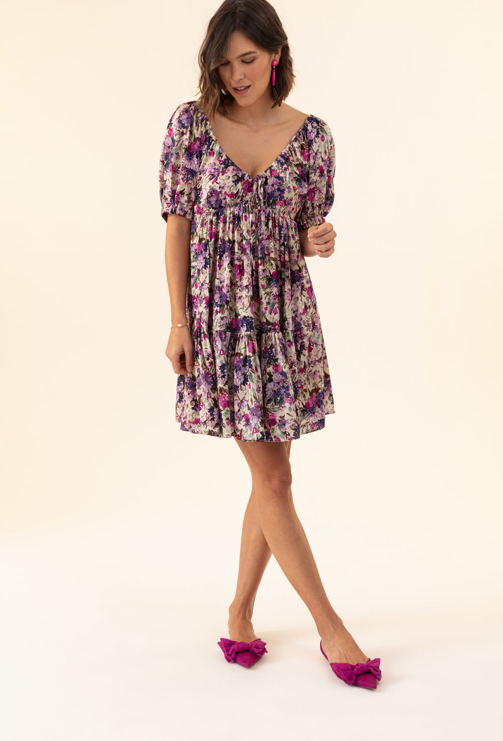 Robe joie imprimé fleuri 3