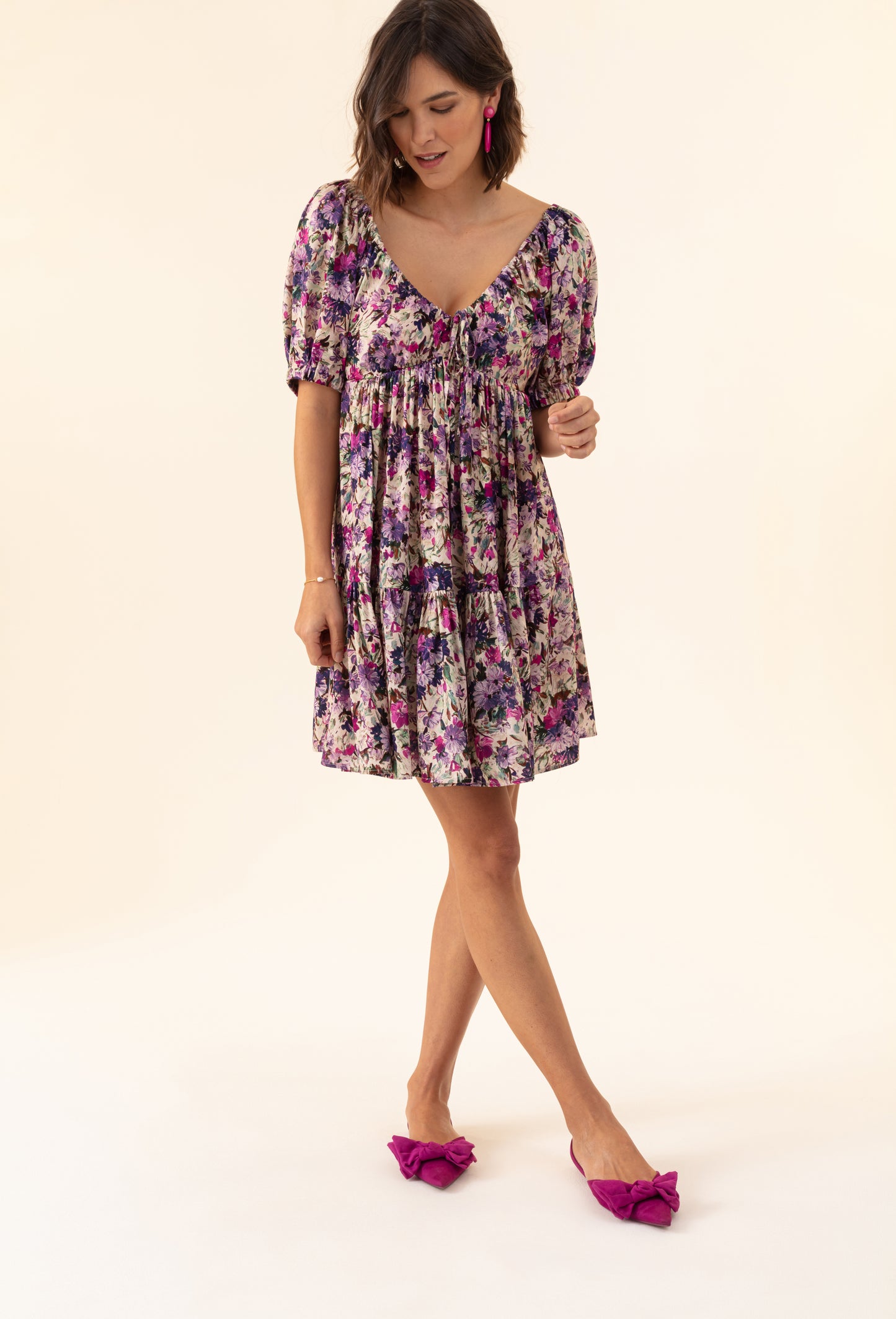 Robe joie imprimé fleuri 3