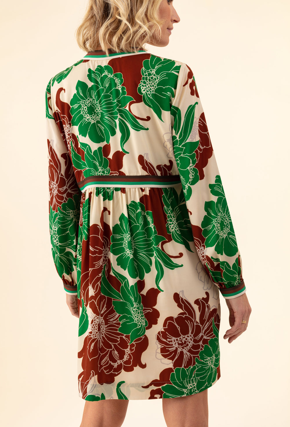 Robe Reine imprimé fleuri 2
