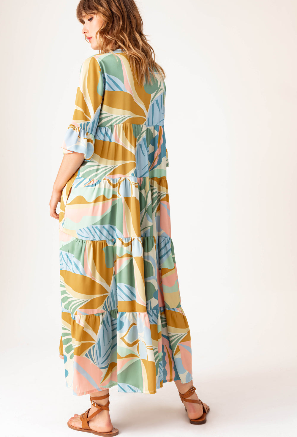 Robe longue Martina imprimée 2