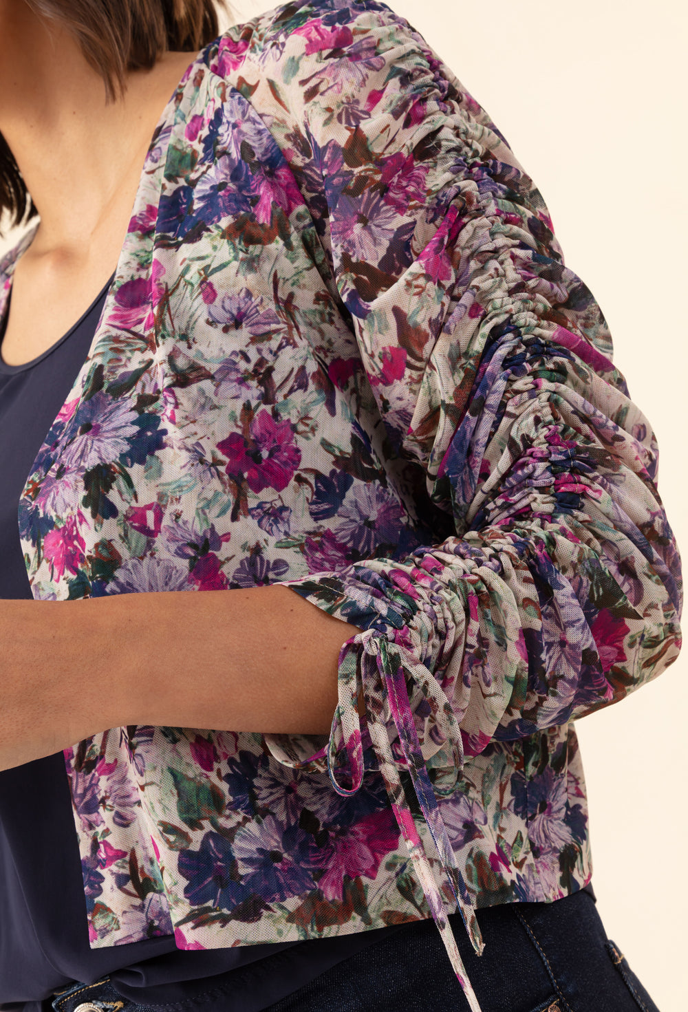 Boléro Floral imprimé fleuri 4