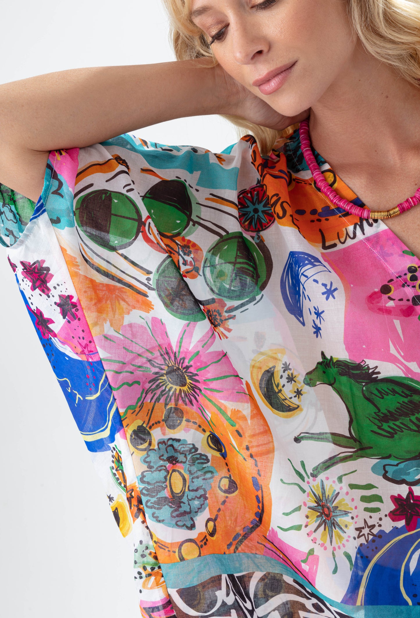 Blouse Cassiopée imprimé astral 2