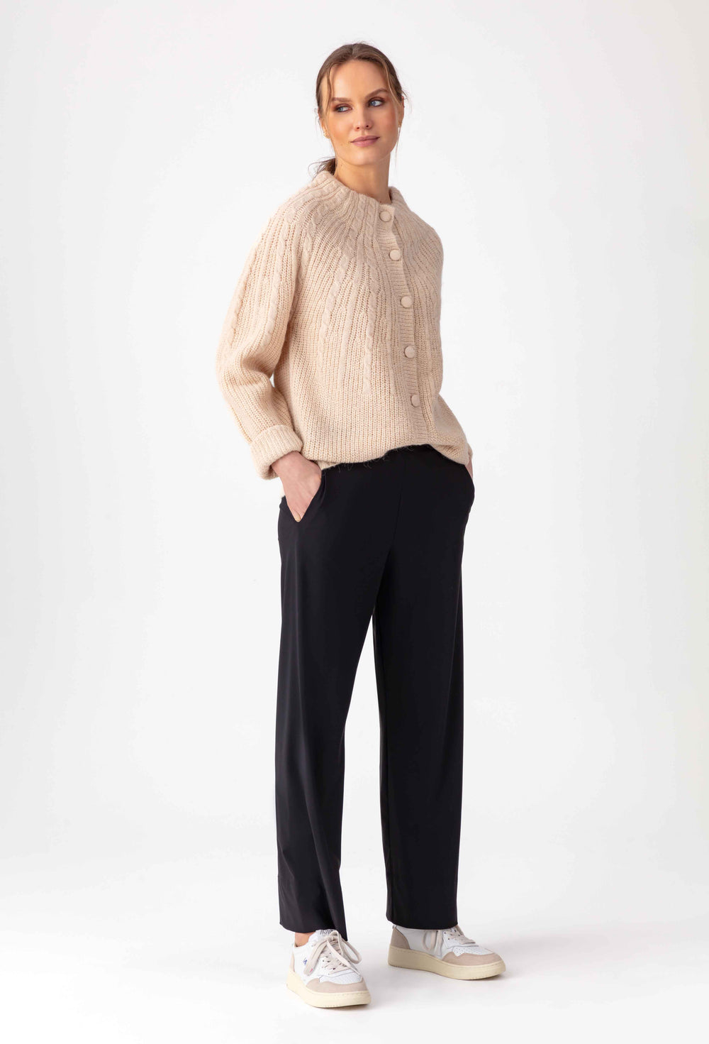 Gilet Elise beige en laine 4