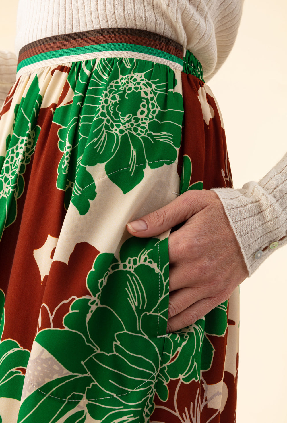 Jupe Leonard  imprimé fleuri 5