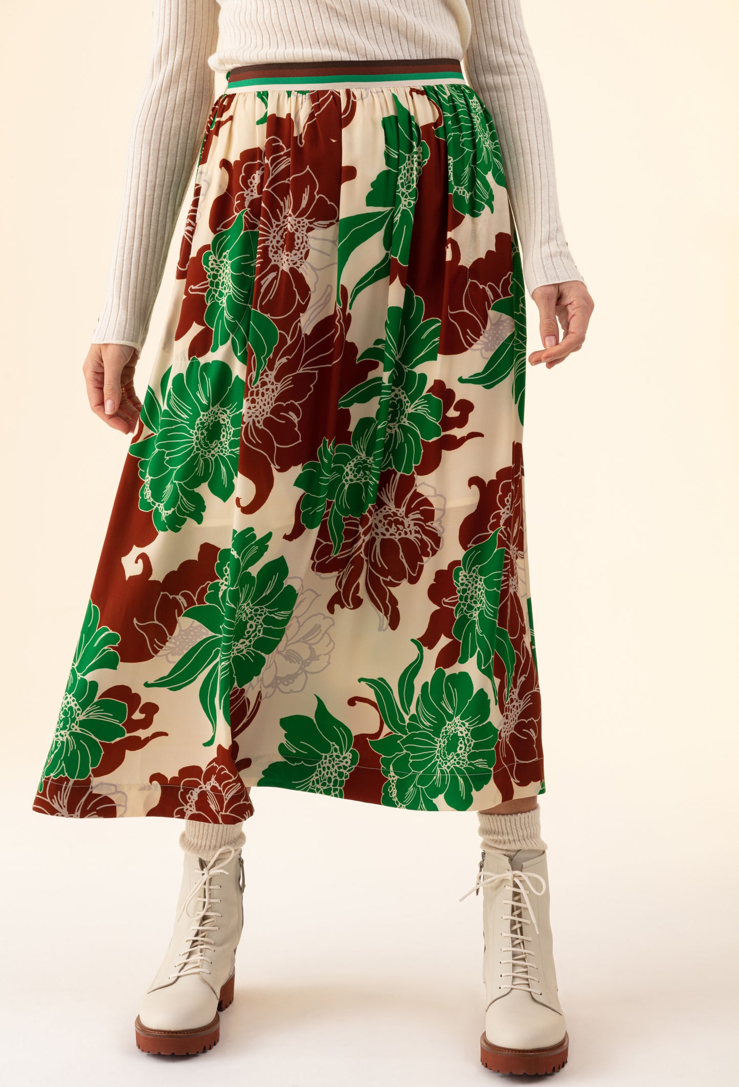 Jupe Leonard  imprimé fleuri 3