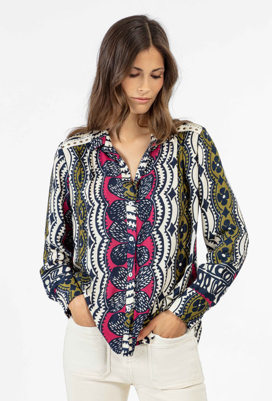 Chemise fluide Jessie en twill 1