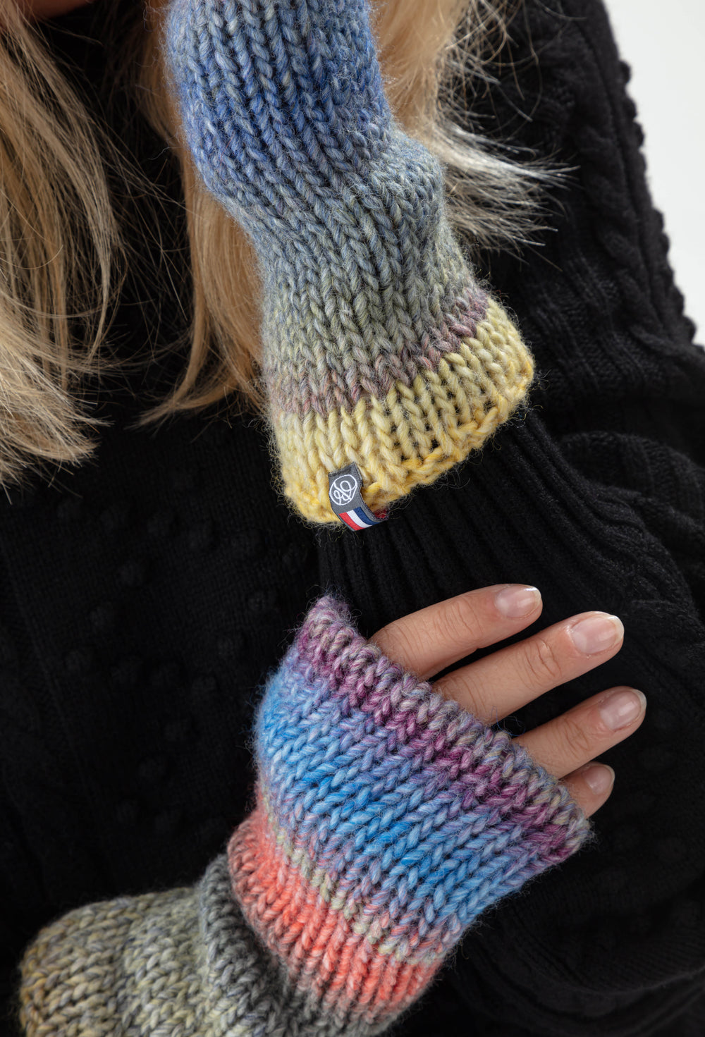 Gants Tactiles Pia grenat 4