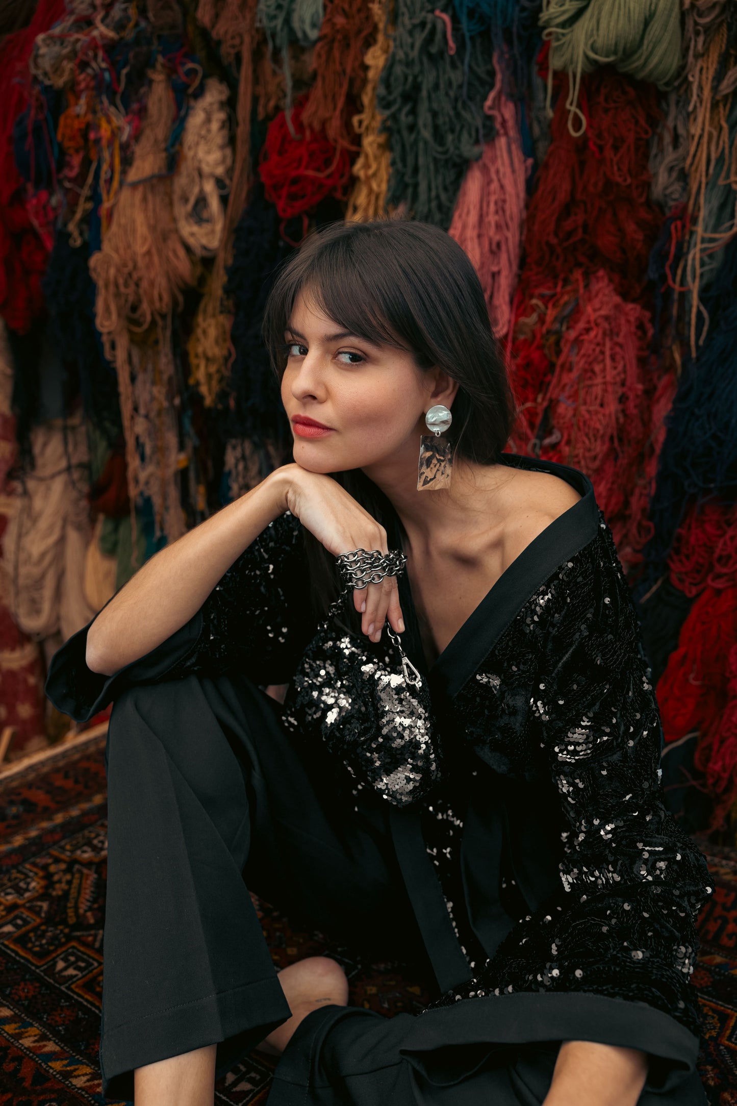 Sac Mariah à sequins 2