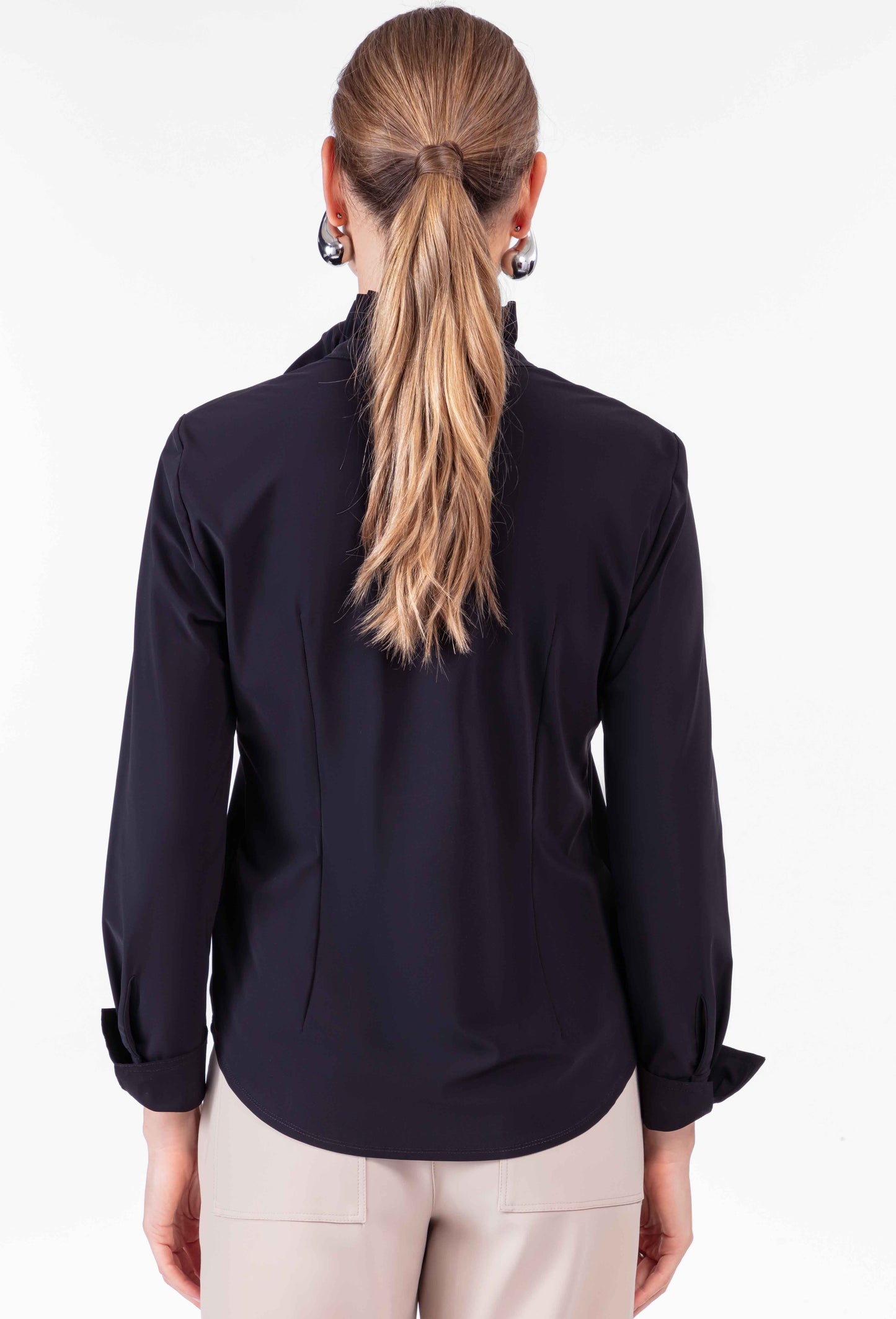 Chemise Colas en jersey technique noir 3
