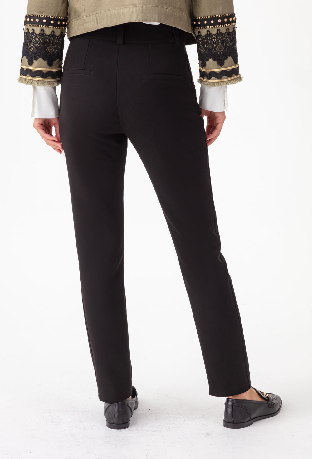 Pantalon cigarette Ambroise noir 3