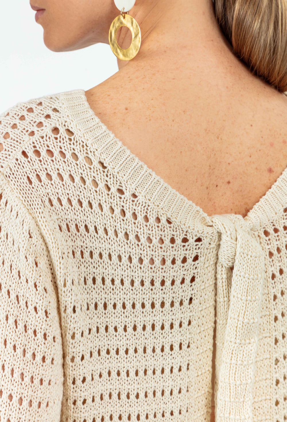 Gilet Nino beige en coton 2