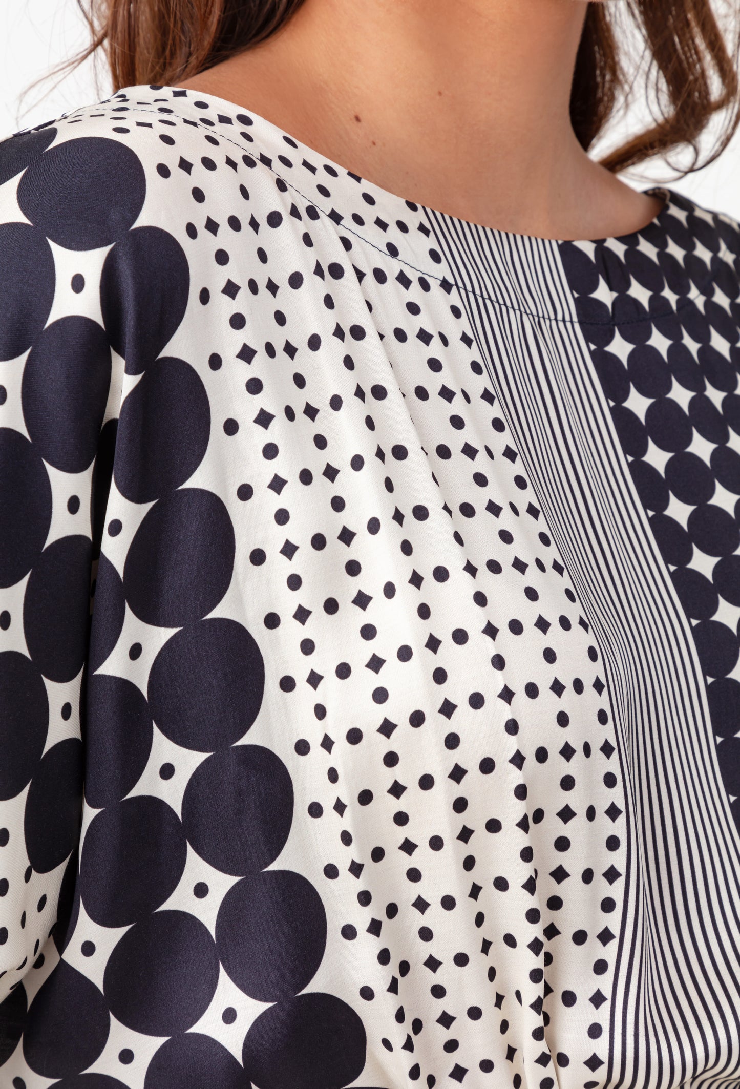 Robe ceinturée Pippa manches 3/4 3