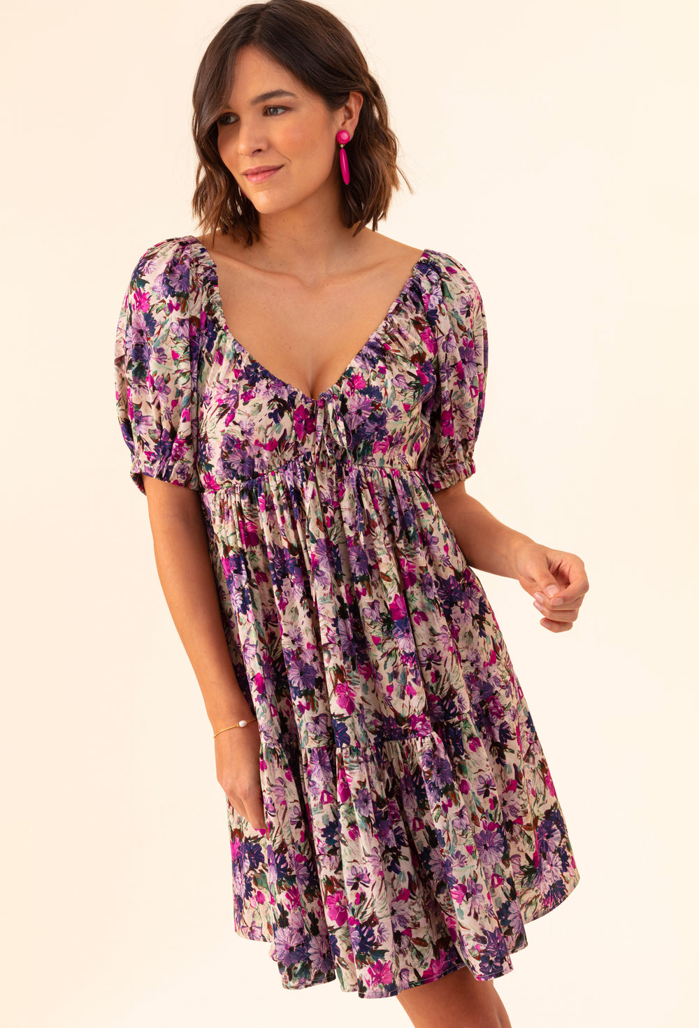 Robe joie imprimé fleuri 1