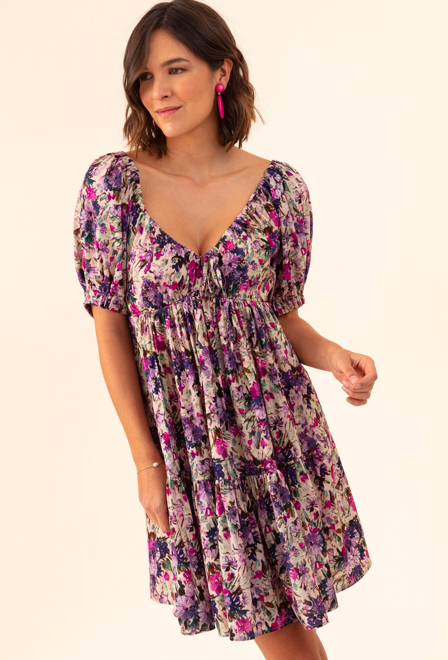 Robe joie imprimé fleuri 1