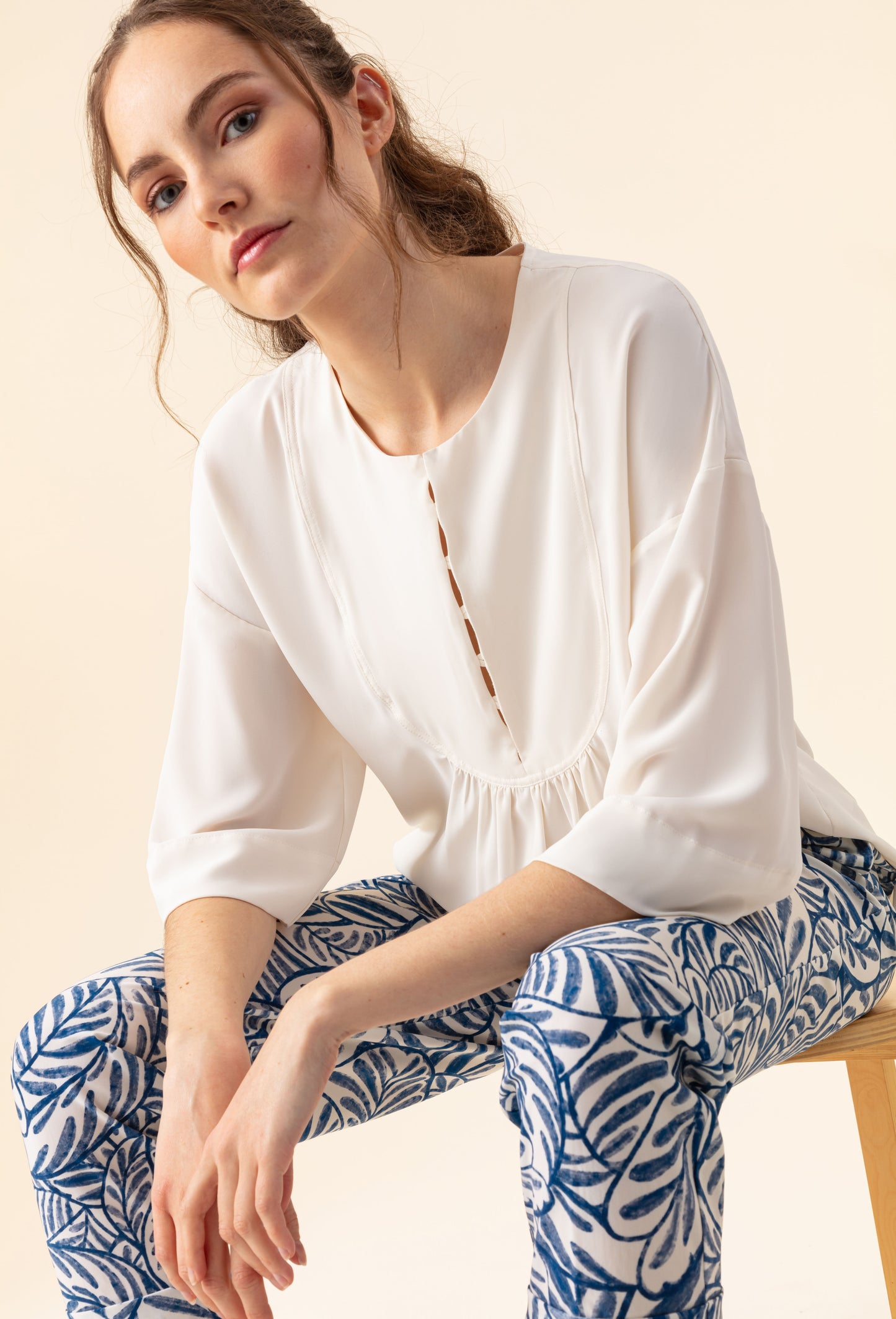 Pantalon Spezia imprimé fleuri 4