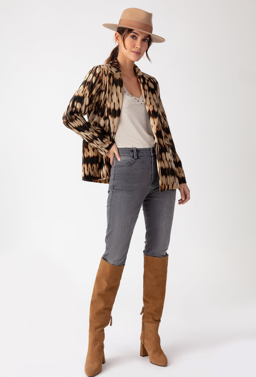 Veste de blazer Emani en velours 6