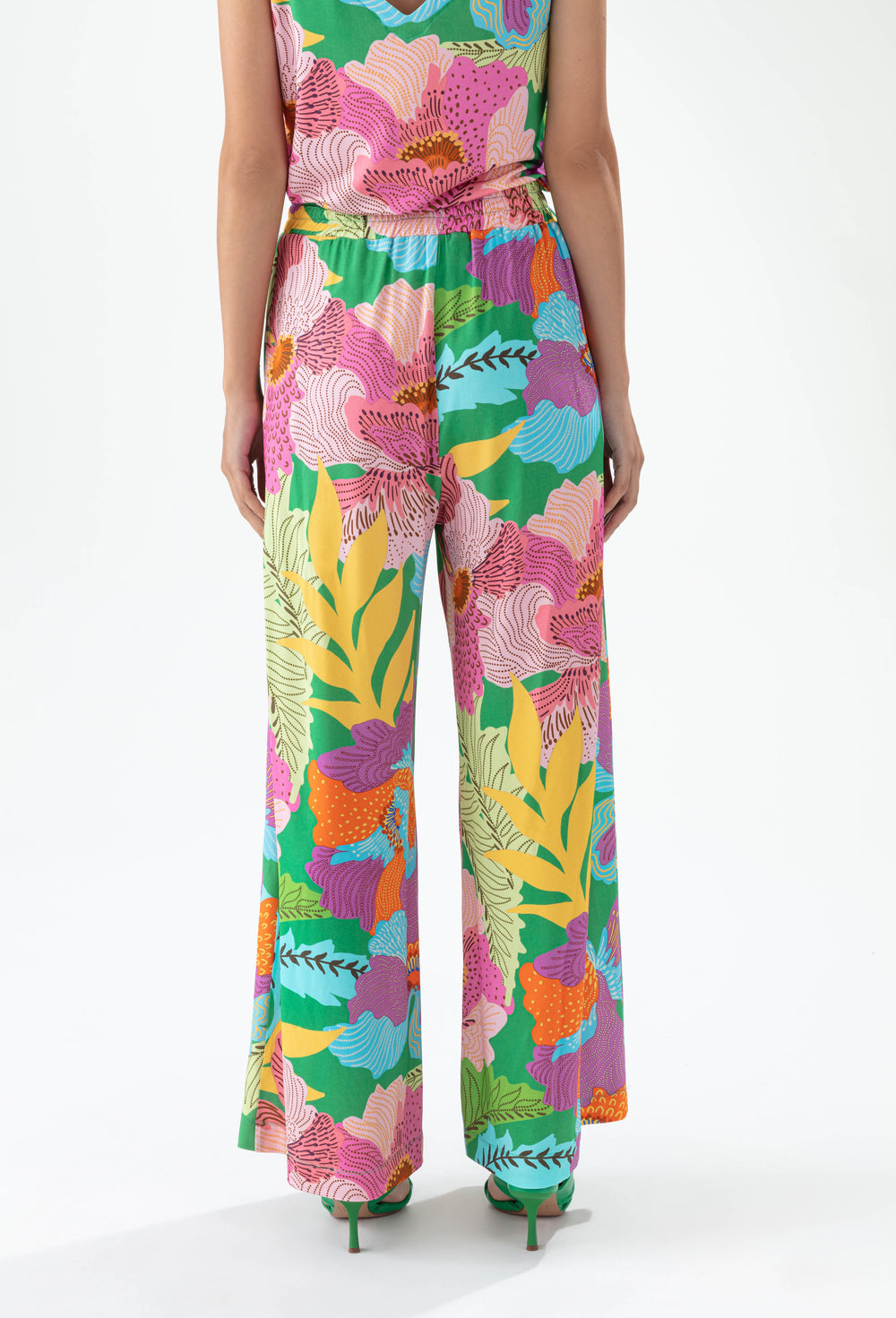 Pantalon Emotion imprimé colors flowers 4