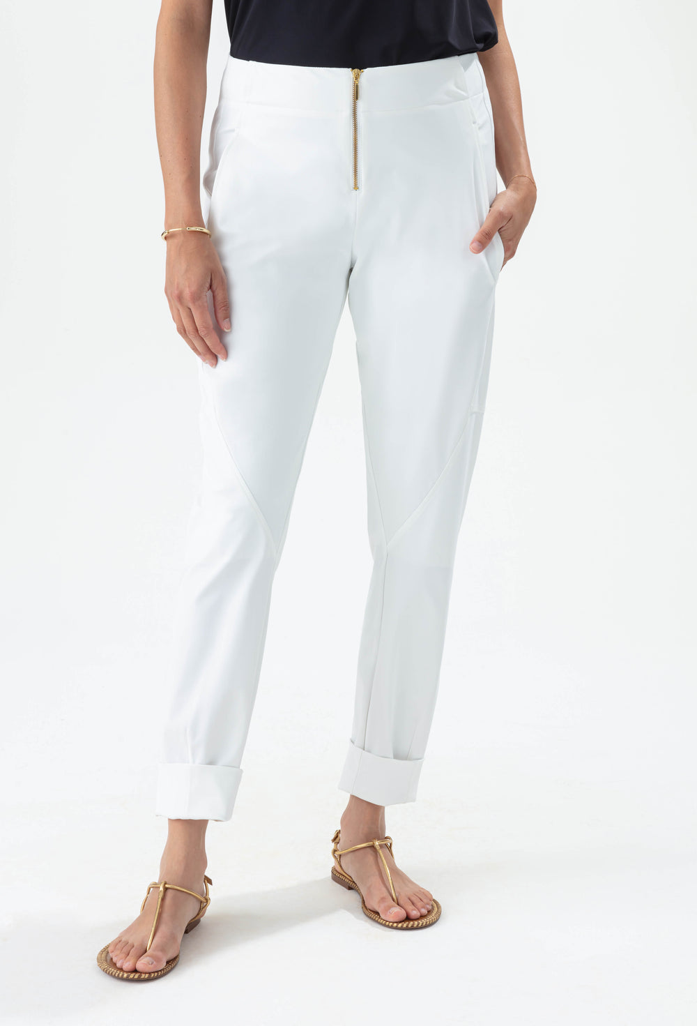 Pantalon Plage blanc 2