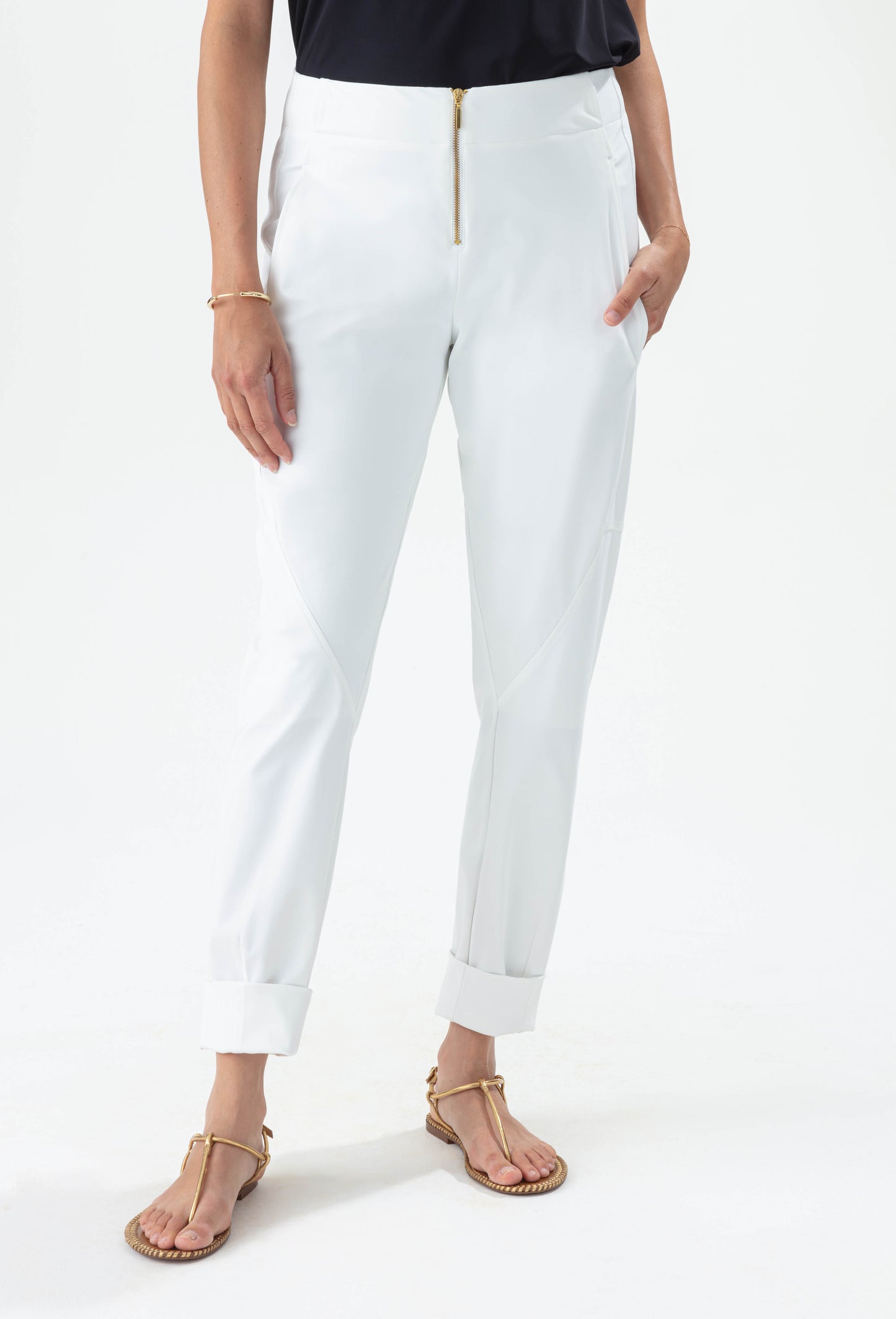 Pantalon Plage blanc 2