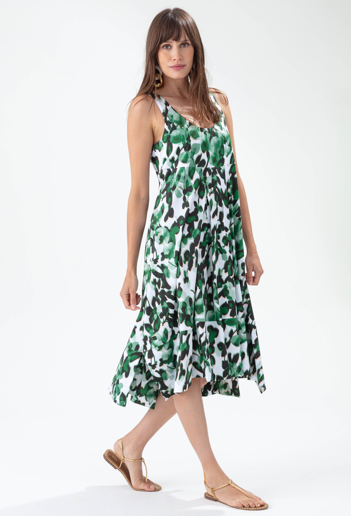 Robe Pousse imprimé herba fresca en jersey technique 4