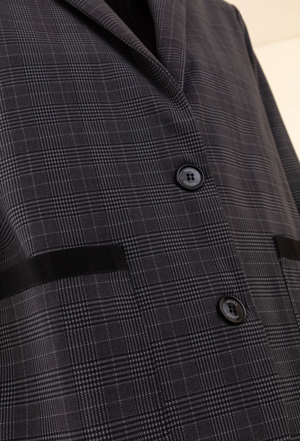 Veste Diego en jersey technique imprimé Prince de Galles 3