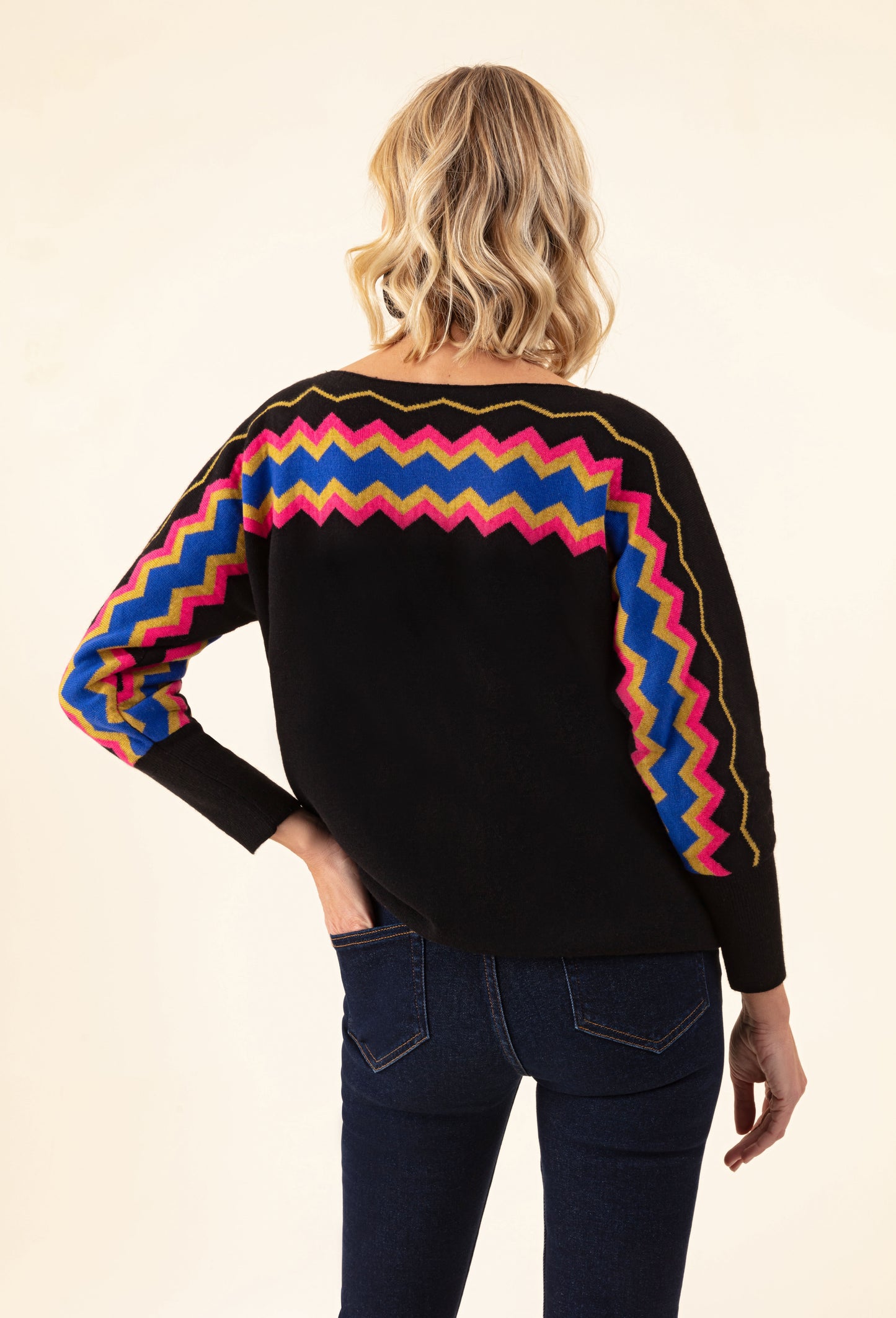 Pull jacquard Hylda 50% laine 3