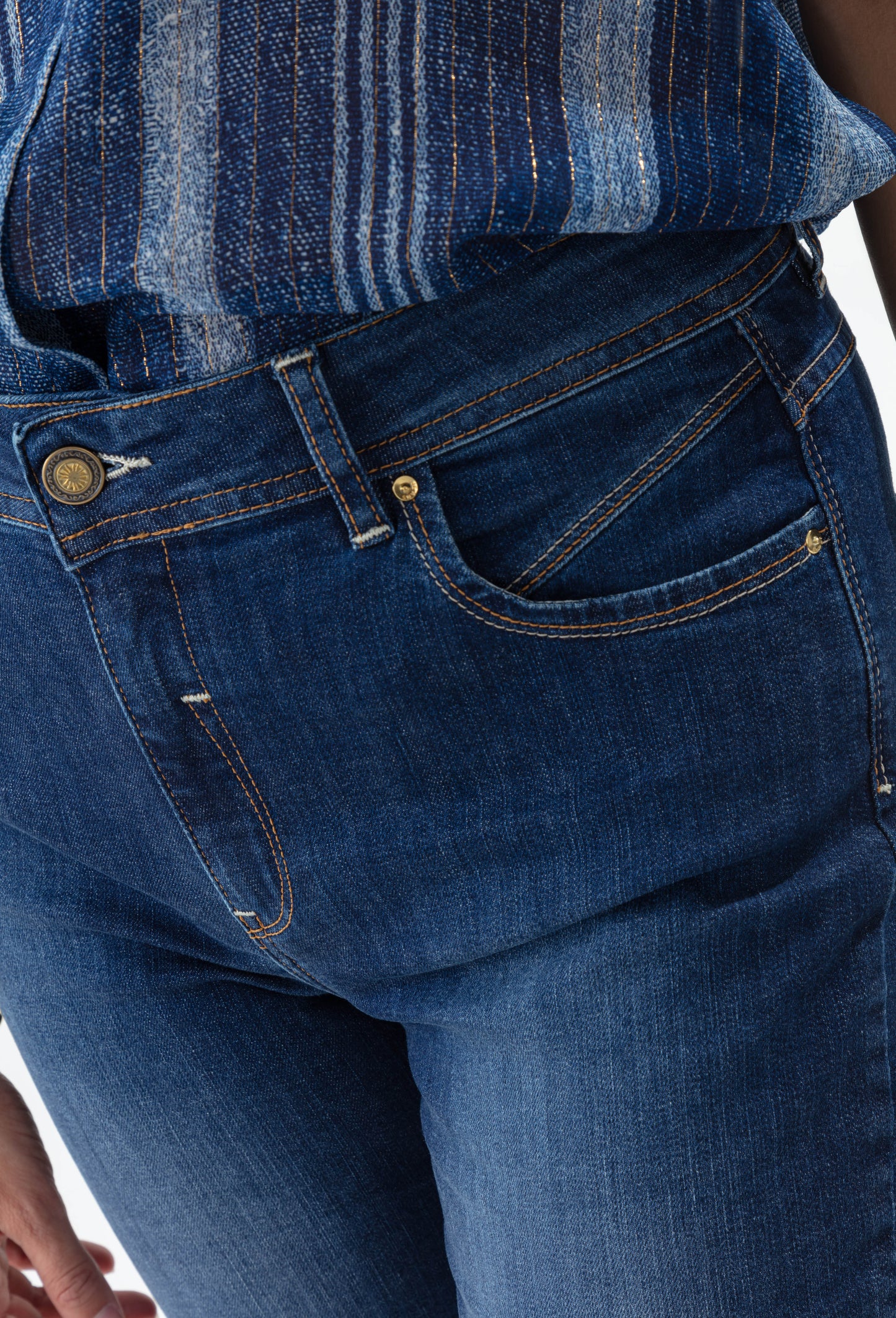 Jean Brise bleu coupe slim 2