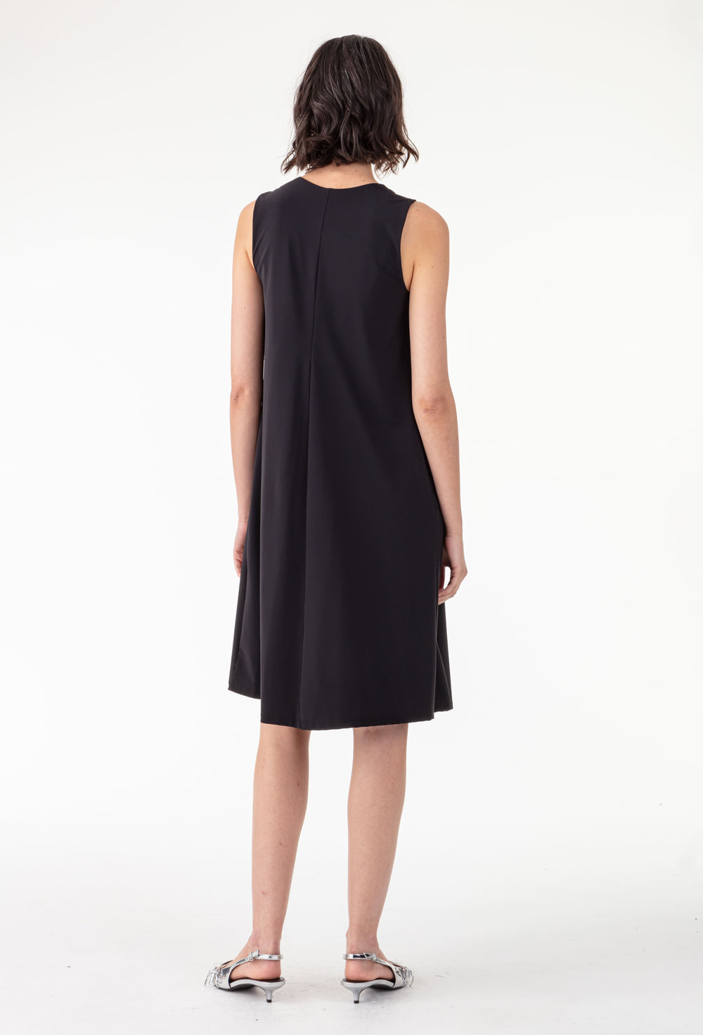 Robe Sirene en jersey technique noire 3