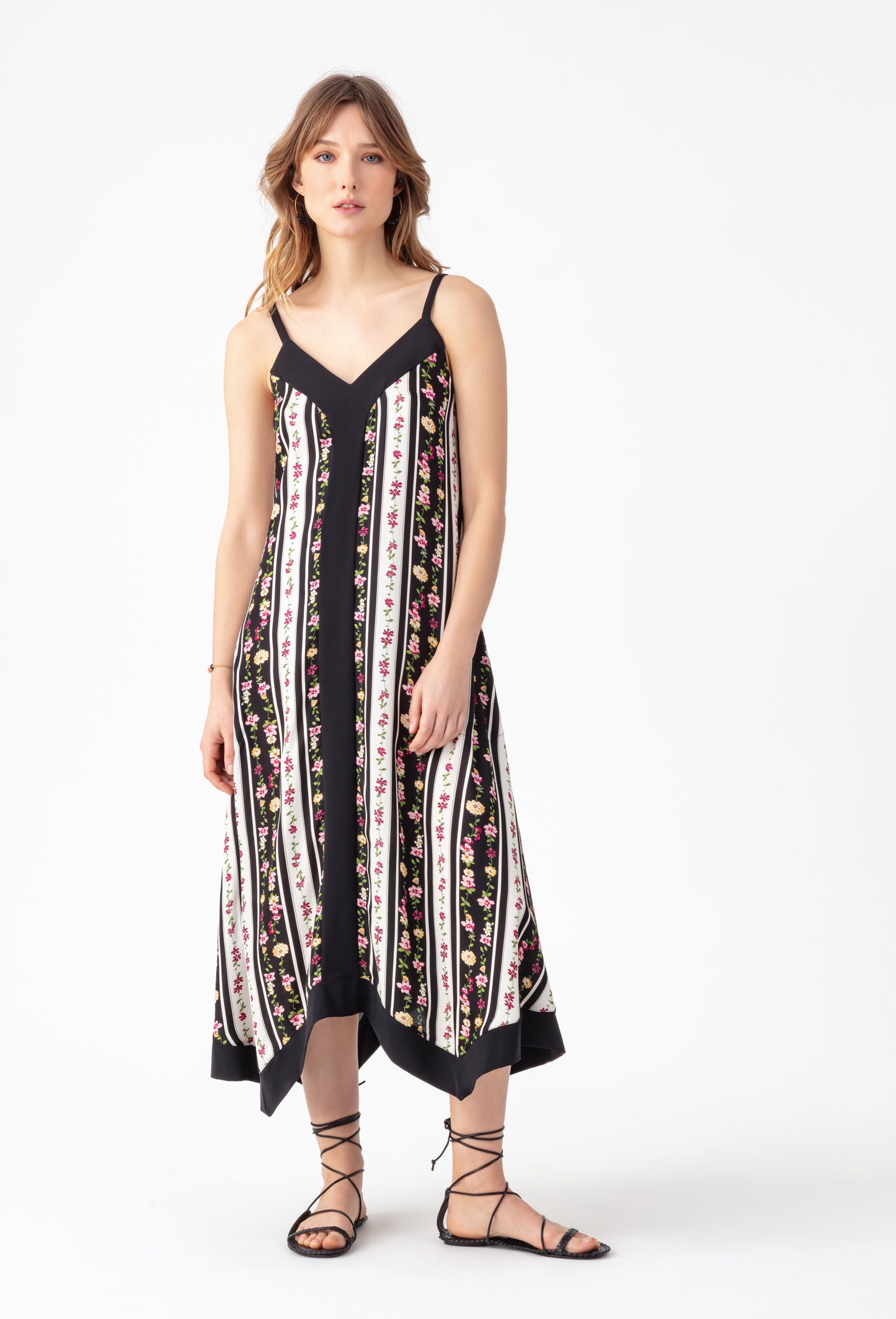 Robe longue bi-matière Lea 1