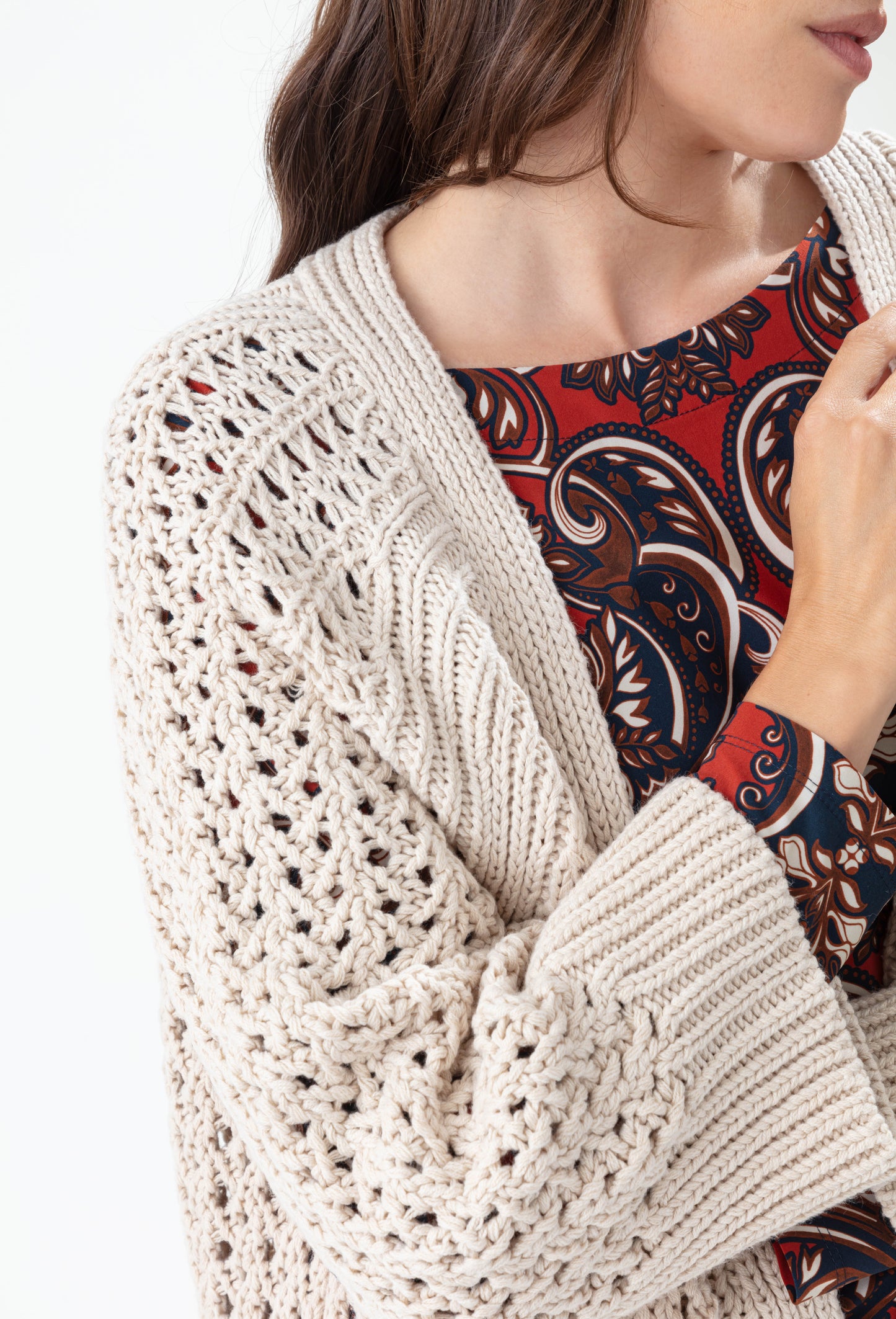 Gilet oversize Carla en coton 2